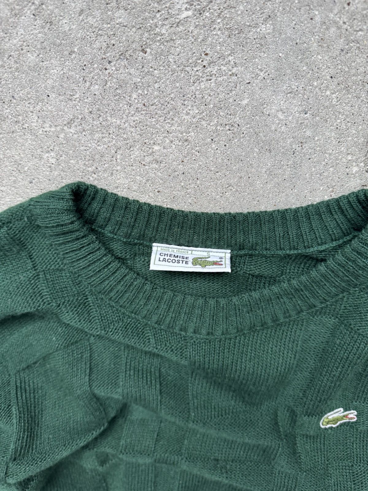 Lacoste Vintage Lacoste Knit Wool Sweater Size US L / EU 52-54 / 3 - 9 Thumbnail