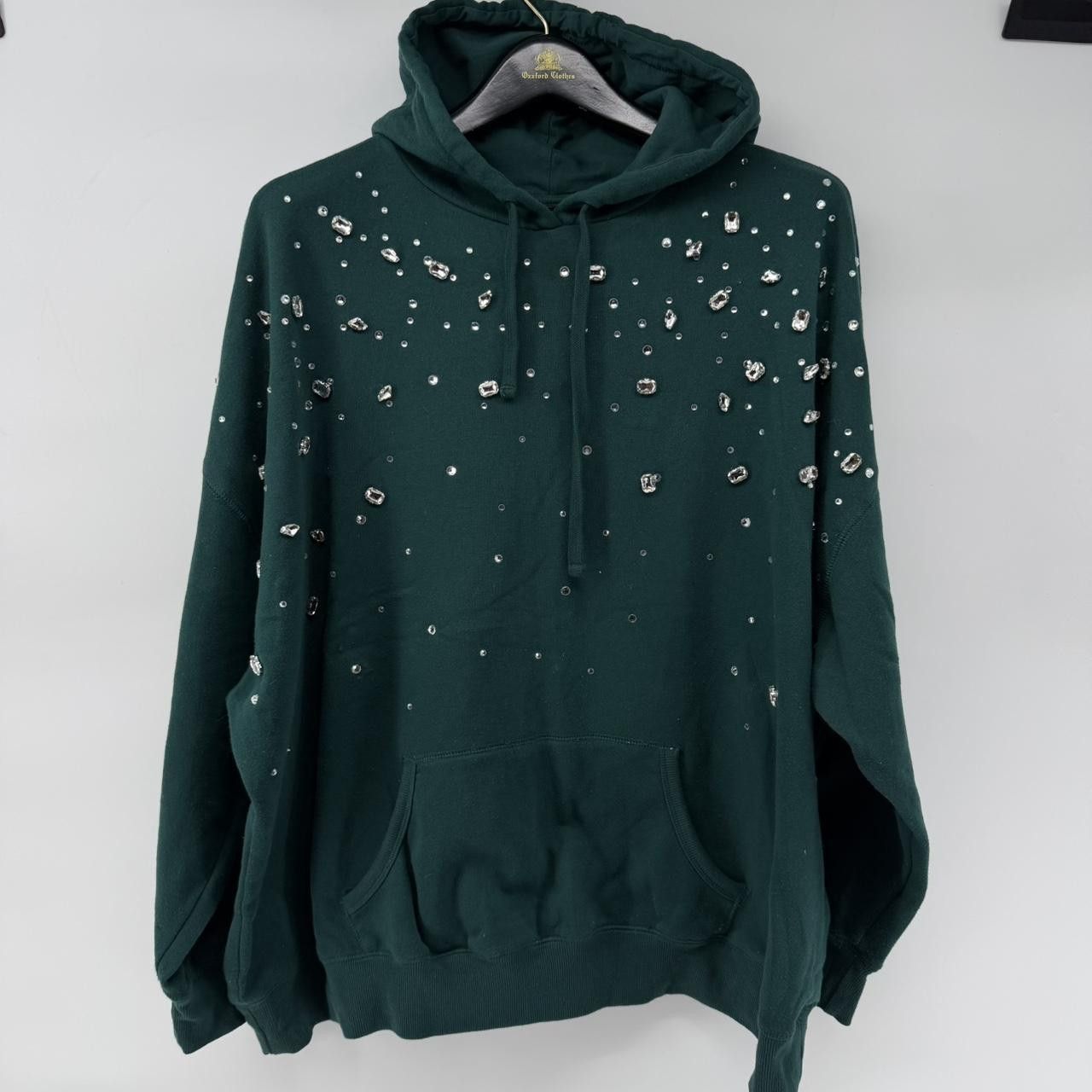 Torrid Torrid Botanical Garden Green Drop Shoulder Rhinestone Size XL / US 12-14 / IT 48-50 - 3 Thumbnail