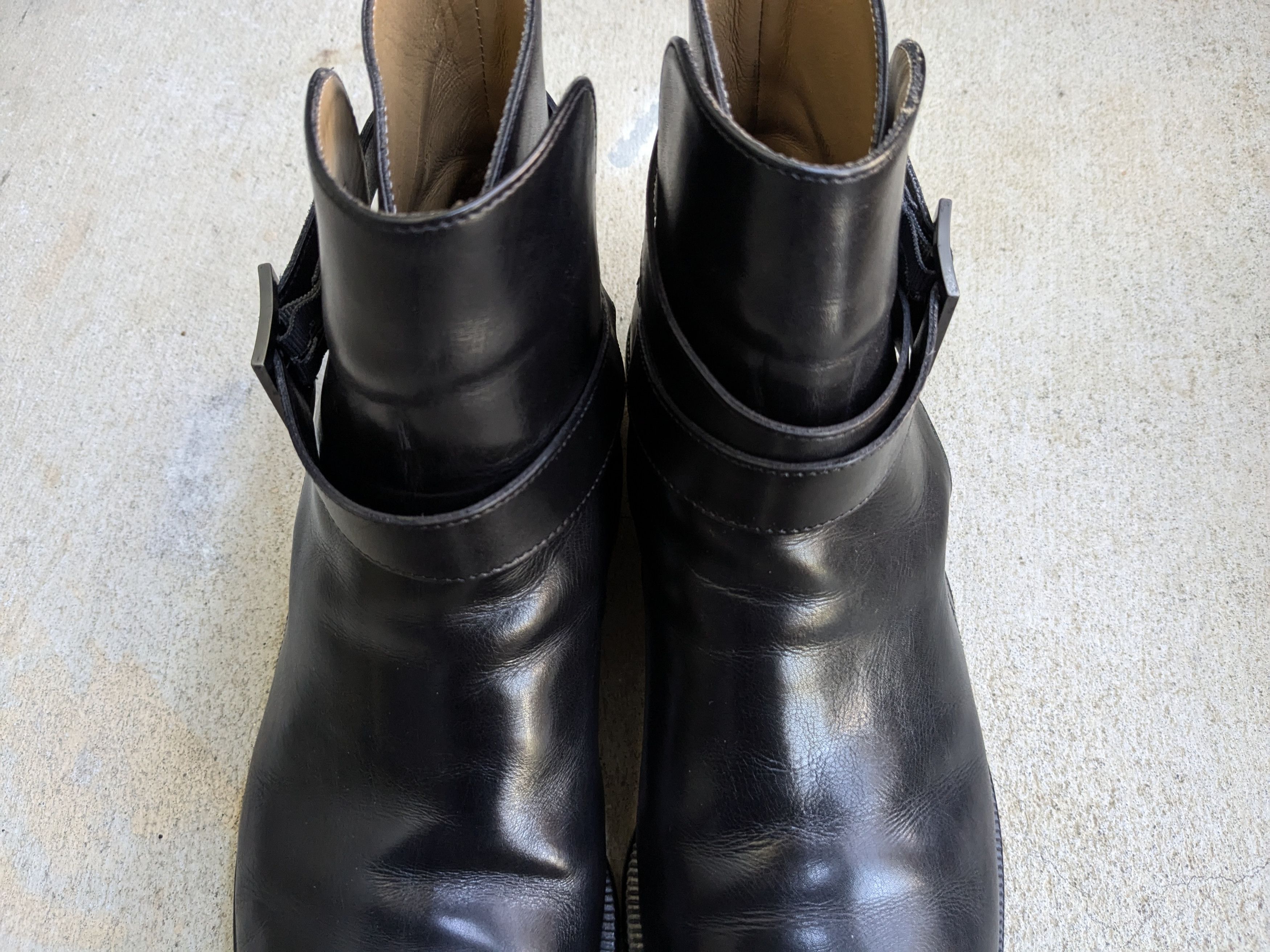 Louis Vuitton Louis Vuitton Jodhpur Boots Black Leather 9 Buckle Size US 9 / EU 42 - 4 Thumbnail