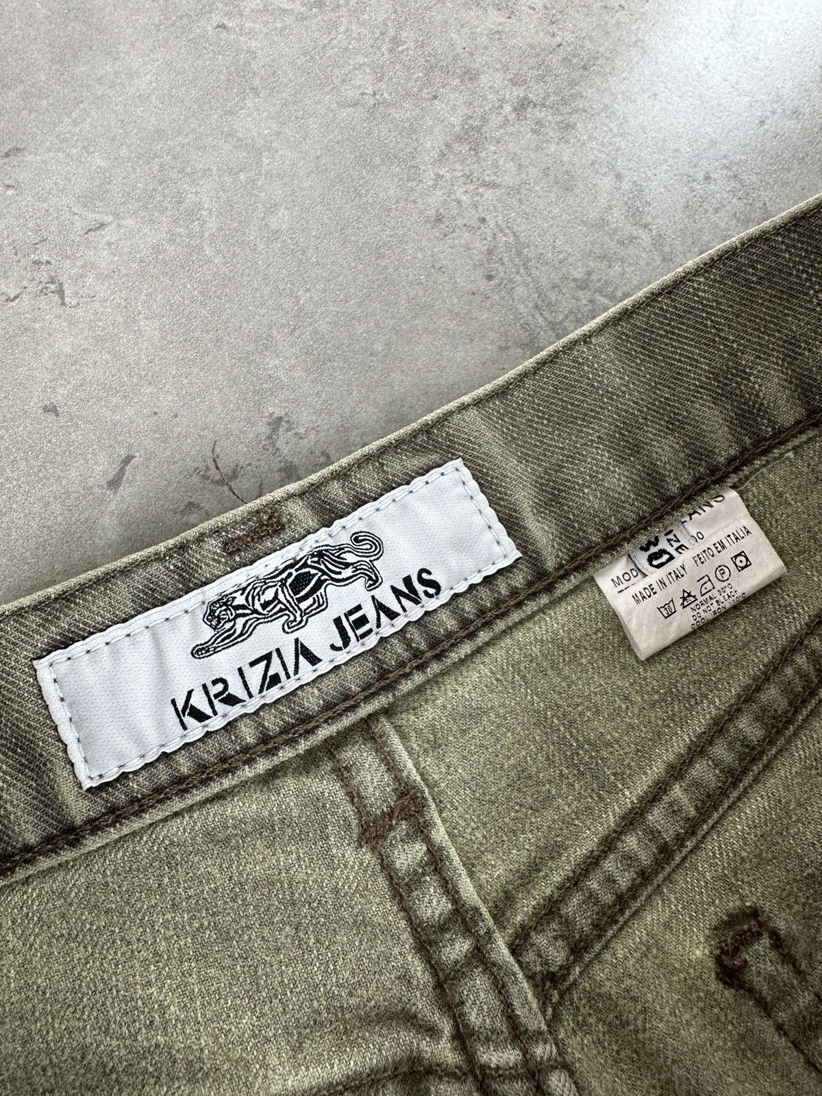 Krizia Uomo Krizia Green Jeans Size US 30 / EU 46 - 2 Thumbnail