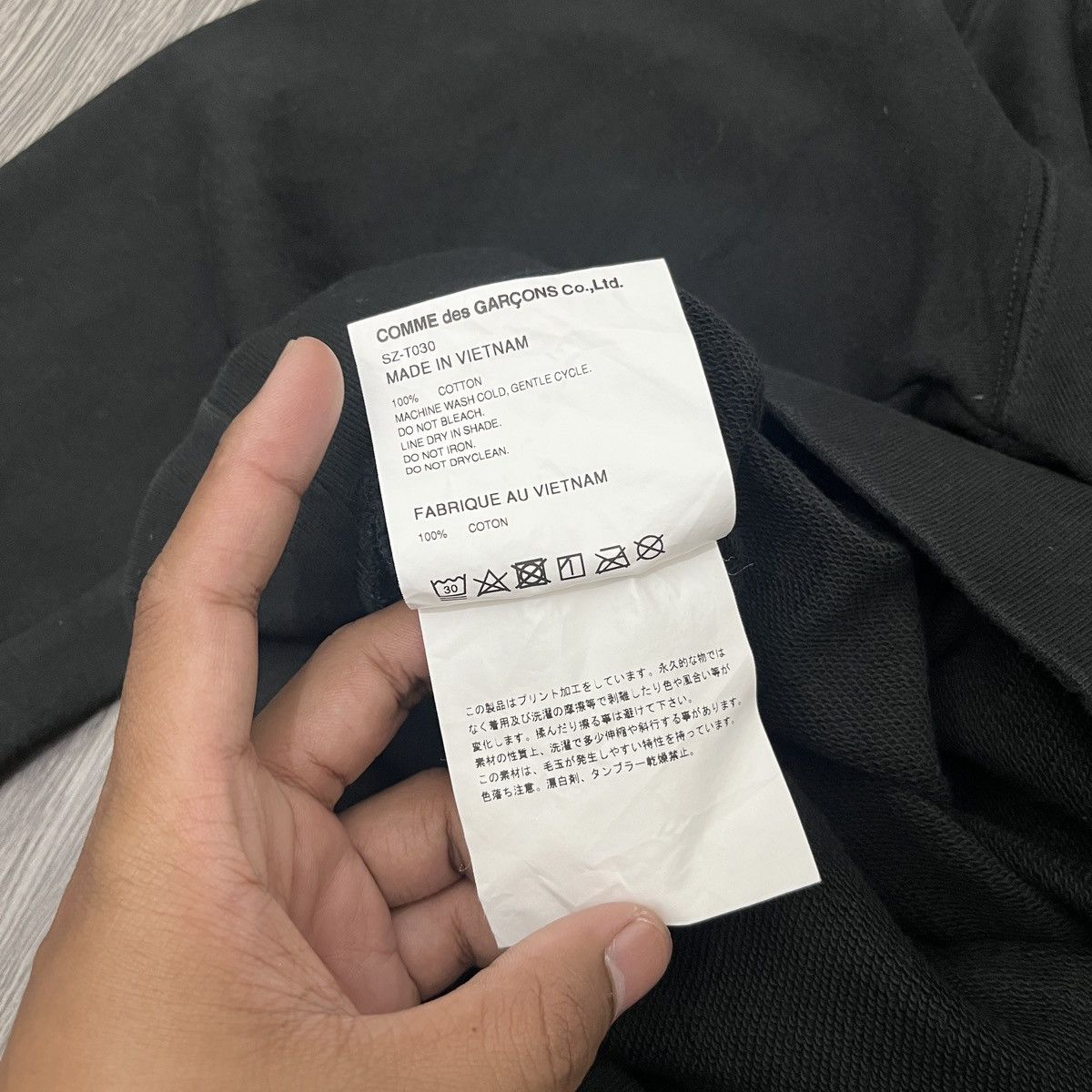 CDG by Comme des Garcons AD2022 Small Logo Pullover Hooded SZ-T030 Ifsix Lgb Size US S / EU 44-46 / 1 - 10 Thumbnail