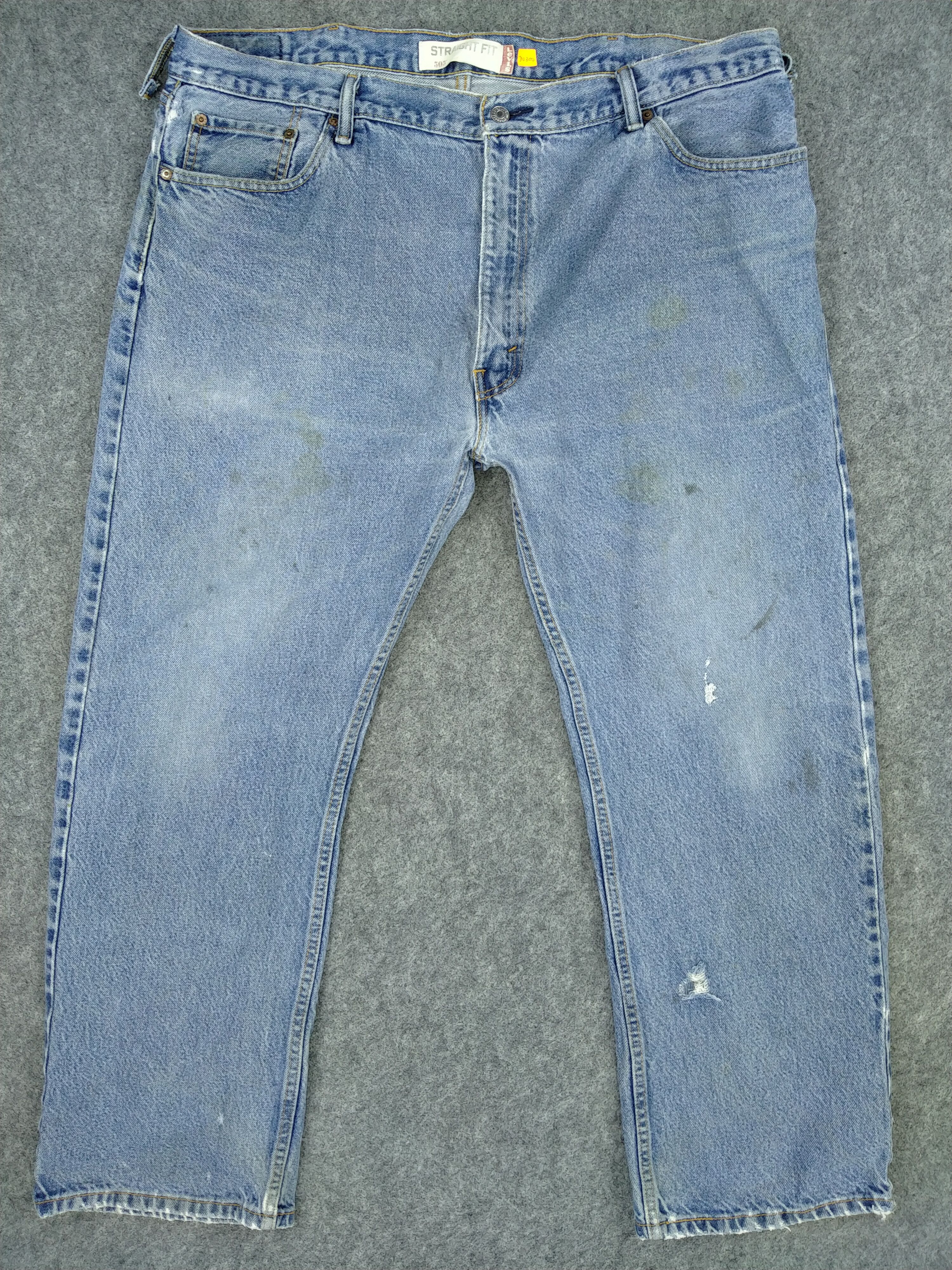 Levi's Vintage Levi's 505 Straight Fit 41 x 29 Denim -JN300 Size US 41 - 1 Thumbnail