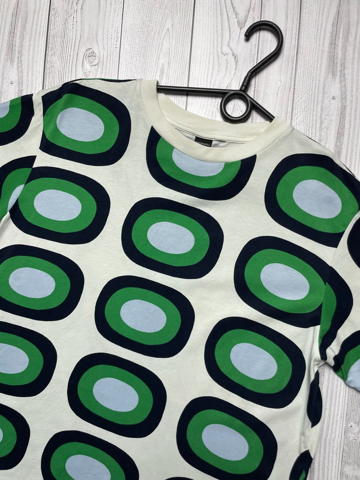 Marimekko × Uniqlo × Vintage Vintage Marimekko x Uniqlo tee rare green logo size M Size US M / EU 48-50 / 2 - 2 Thumbnail