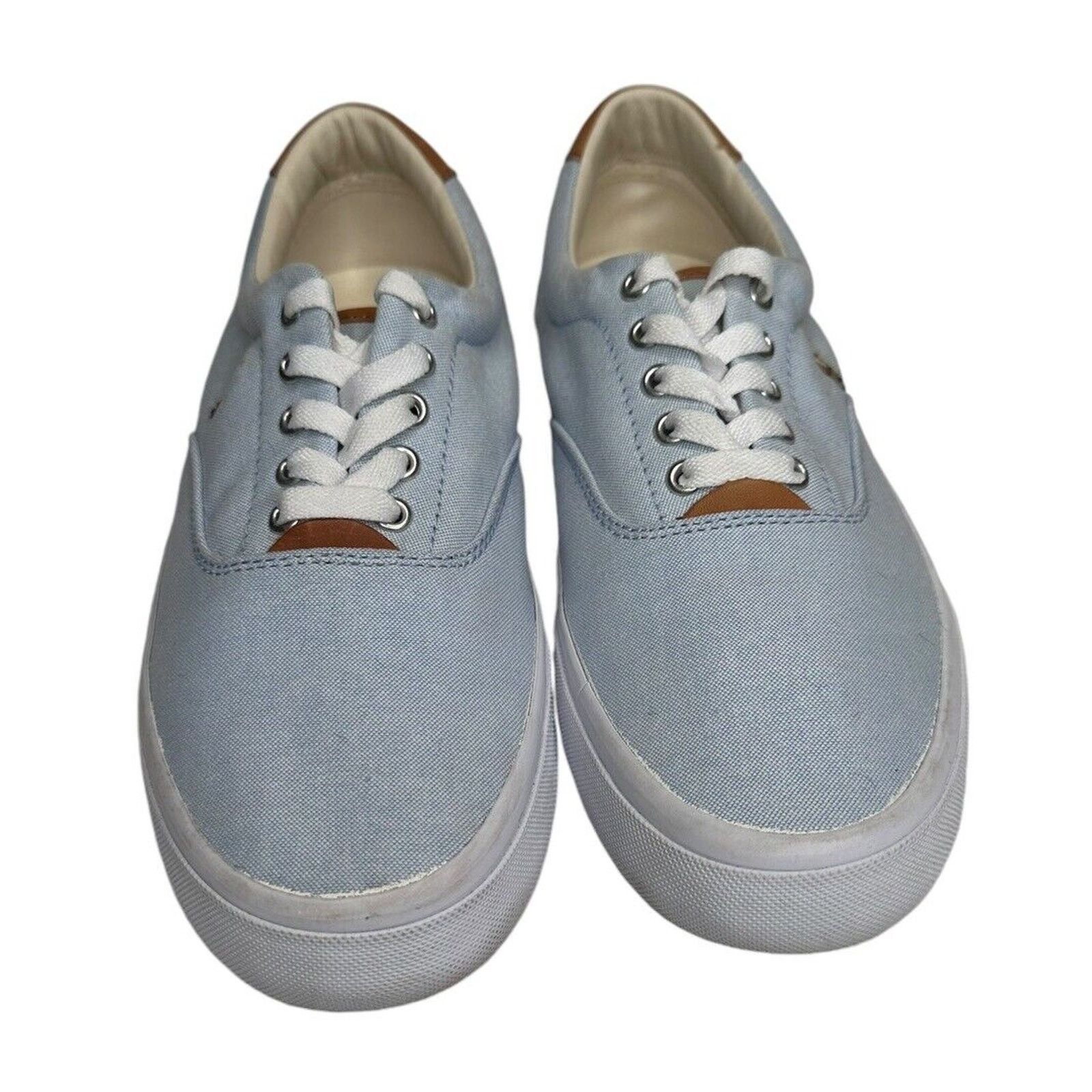 Ralph Lauren POLO RALPH LAUREN Thorton Canvas Blue Oxford Sneakers 8D Size US 8 / EU 41 - 5 Thumbnail