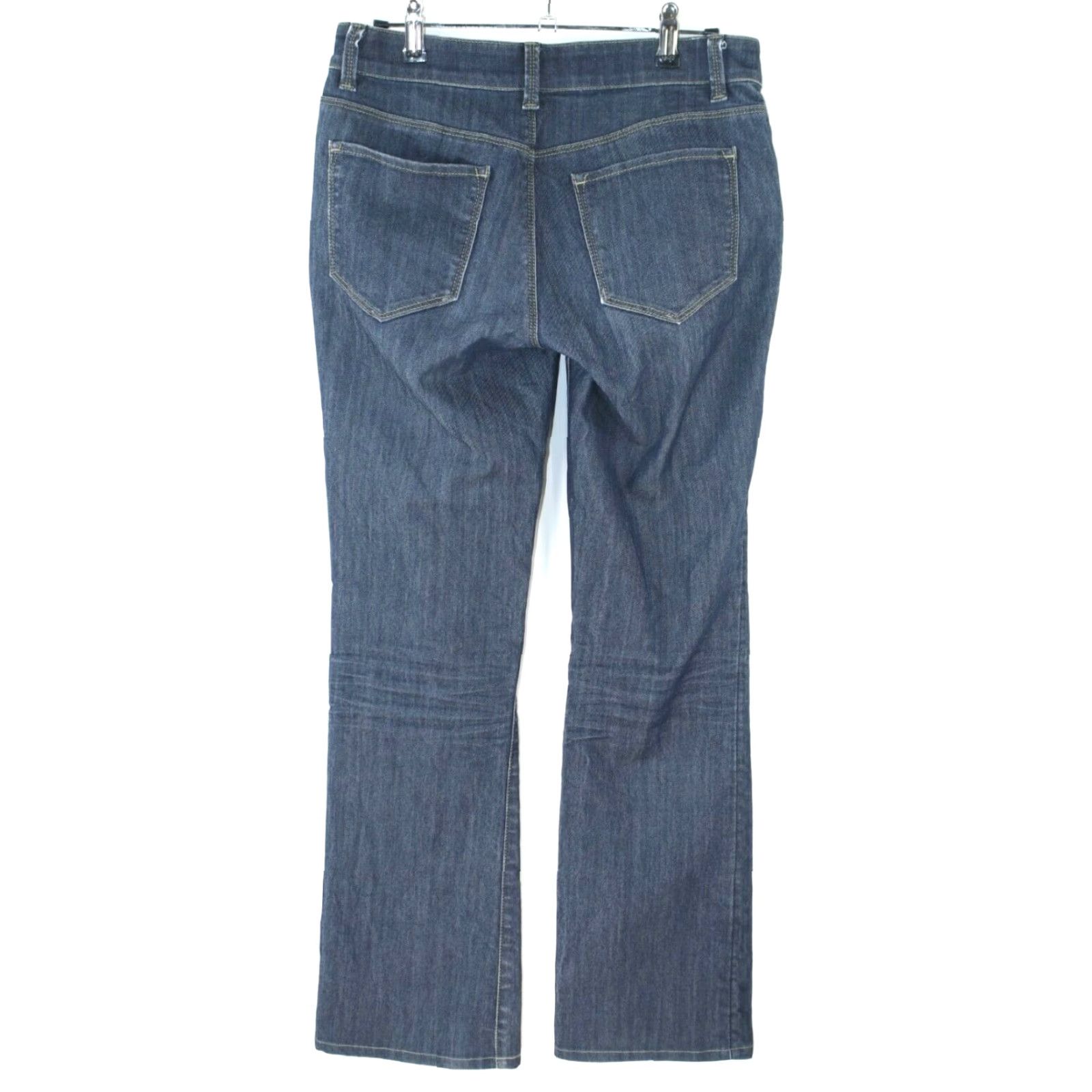Ann Taylor Ann Taylor Jeans Women Straight Denim Blue 2 28X31 Stretch Low Rise 31 Inseam 5-Pocket Regular Size Type Regular Dark Wash Womens Jeans Size 26" / US 2 / IT 38 - 2 Thumbnail