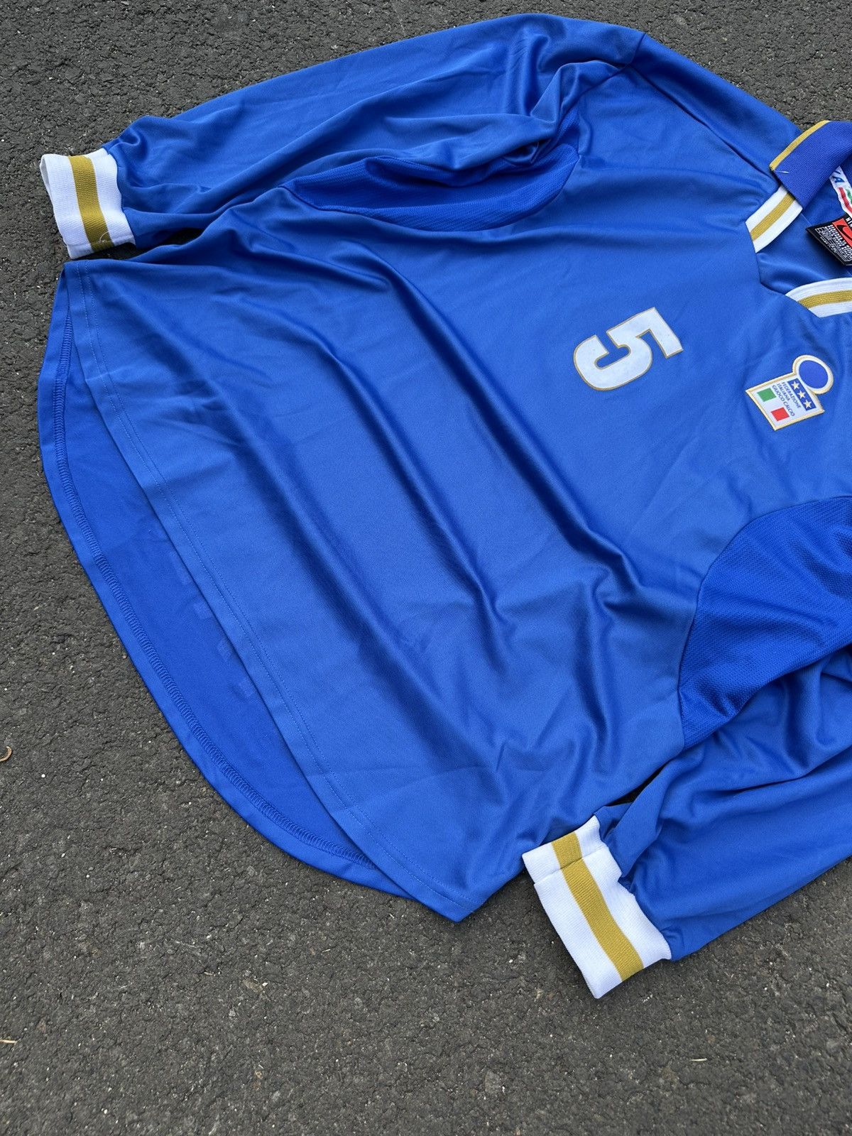 Vintage Vintage Jersey Nike Italy 96-97 #5 Alessandro Costacurta Size US XXL / EU 58 / 5 - 5 Thumbnail