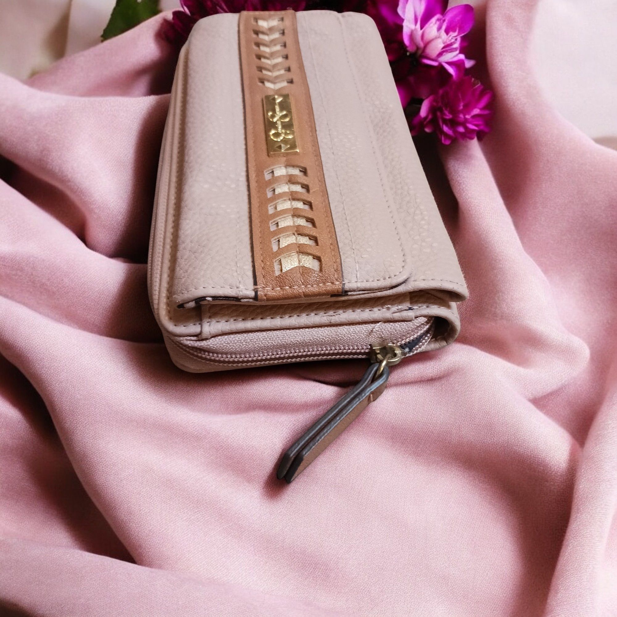 Jessica Simpson Jessica Simpson Dusty Rose Faux Pebbled Leather Wallet Size ONE SIZE - 3 Thumbnail