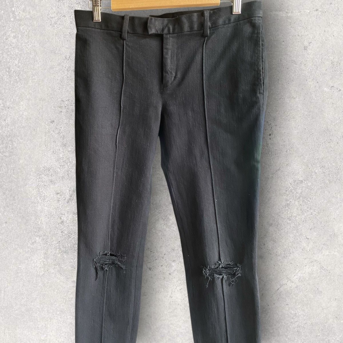 Undercover SS15 Stretch Skinny Ripped Chino Pants Size US 30 / EU 46 - 2 Thumbnail