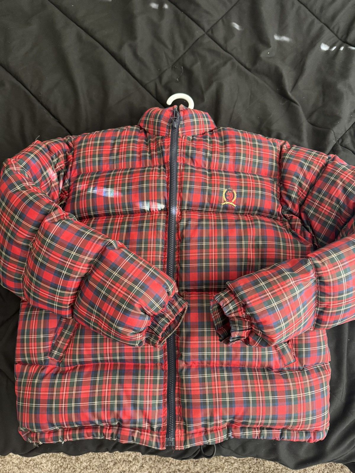 Tommy Hilfiger Vintage Tommy Hilfiger tartan plaid puffer jacket Size US M / EU 48-50 / 2 - 1 Thumbnail