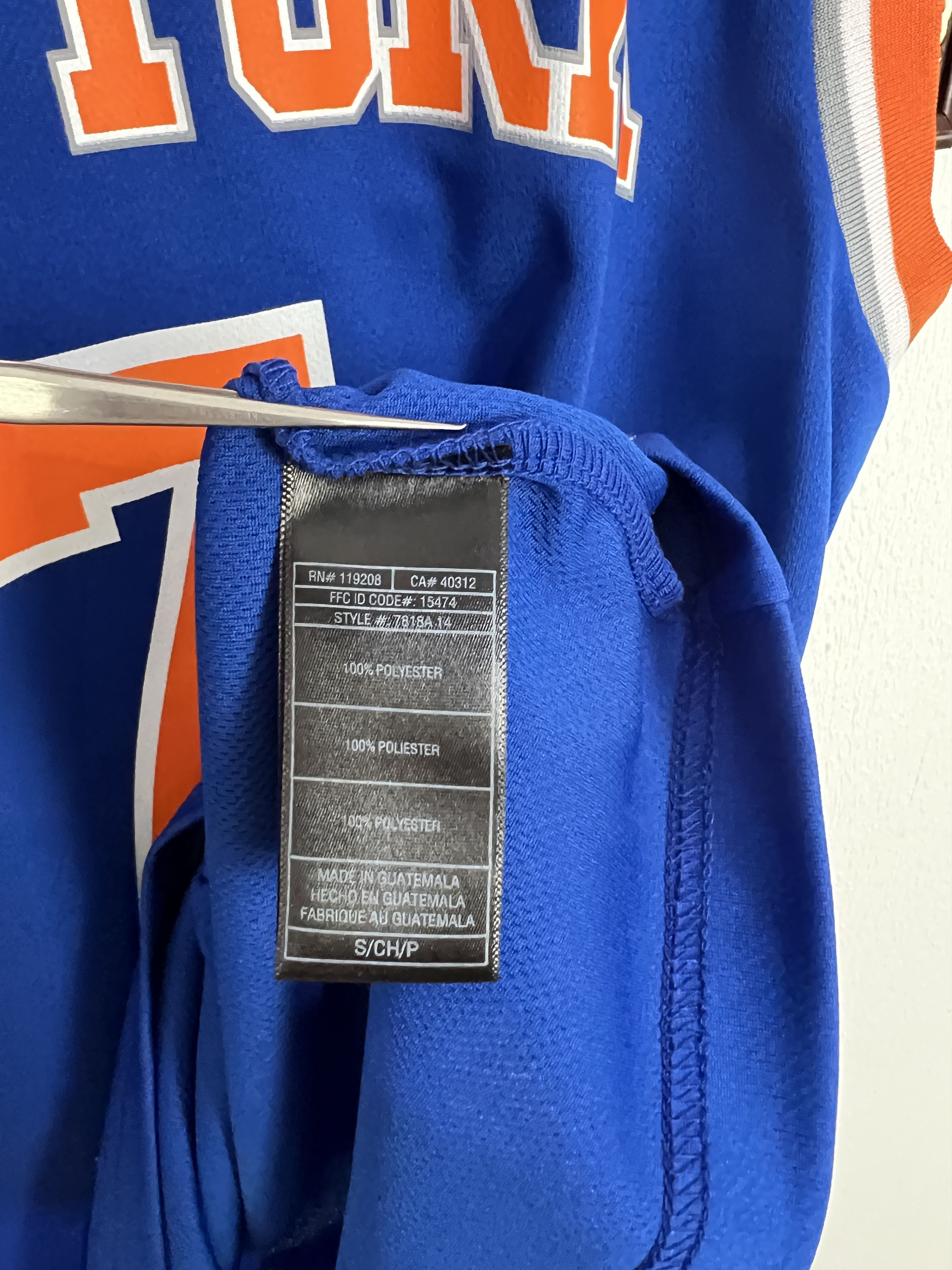 Adidas Vintage Adidas New York Knicks #7 Anthony NBA Jersey Size US S / EU 44-46 / 1 - 7 Thumbnail