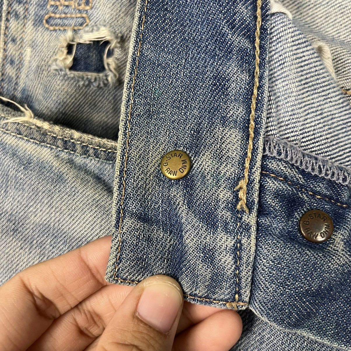 G-Star Vintage 3301 By G Star Raw Denim Jeans Size US 30 / EU 46 - 19 Thumbnail