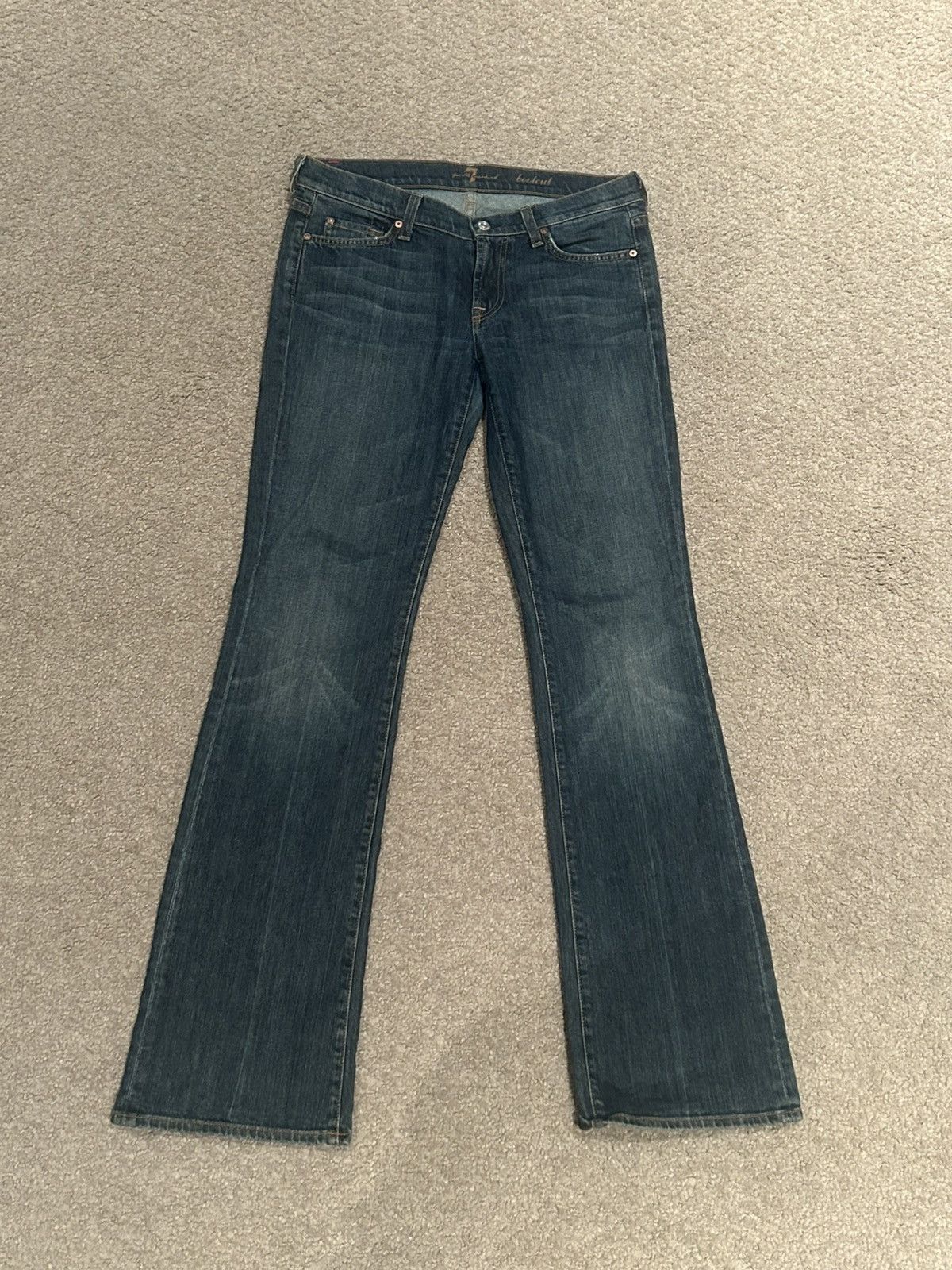 7 For All Mankind 7 for all man kind flared slim jeans Size US 30 / EU 46 - 1 Thumbnail