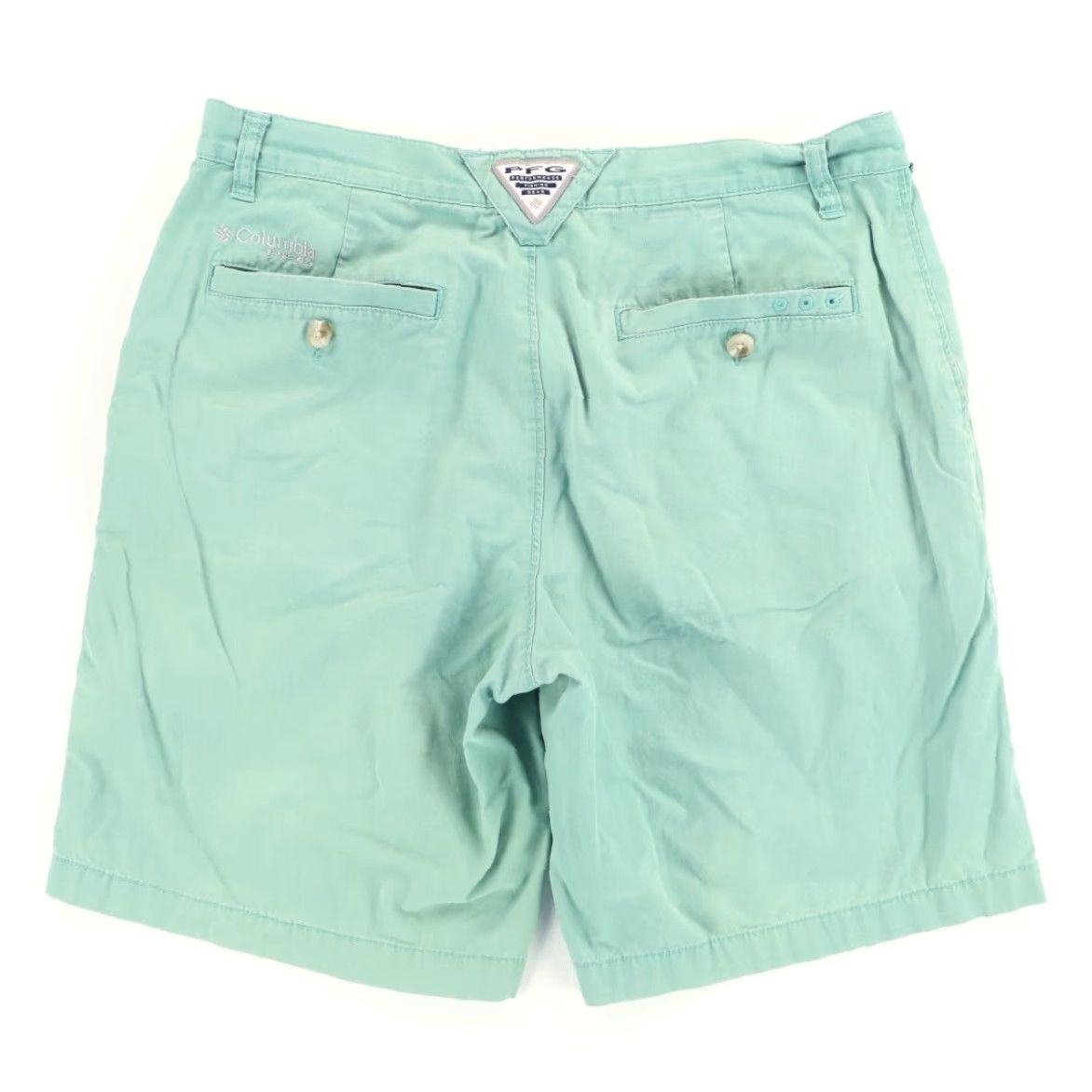 Vintage Columbia PFG Classic Cotton Twill Chino Shorts Green Men 32 Shorts Men 32 Green PFG Classic Cotton Twill Chino Columbia Size US 32 / EU 48 - 4 Thumbnail