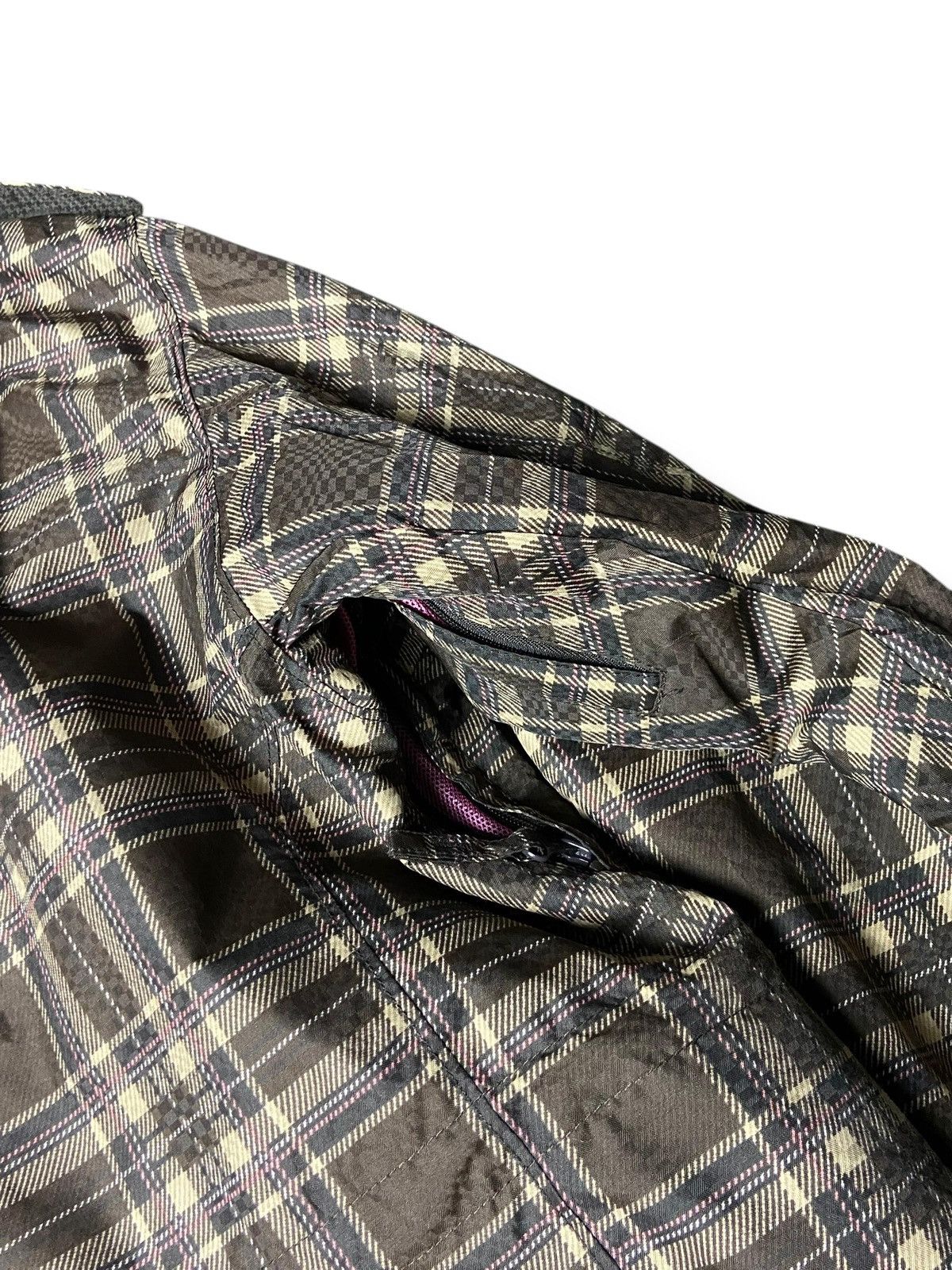 Japanese Brand X-NIX Brand Plaid Multi-pocket Hooded Jacket (161) Size S / US 4 / IT 40 - 8 Thumbnail