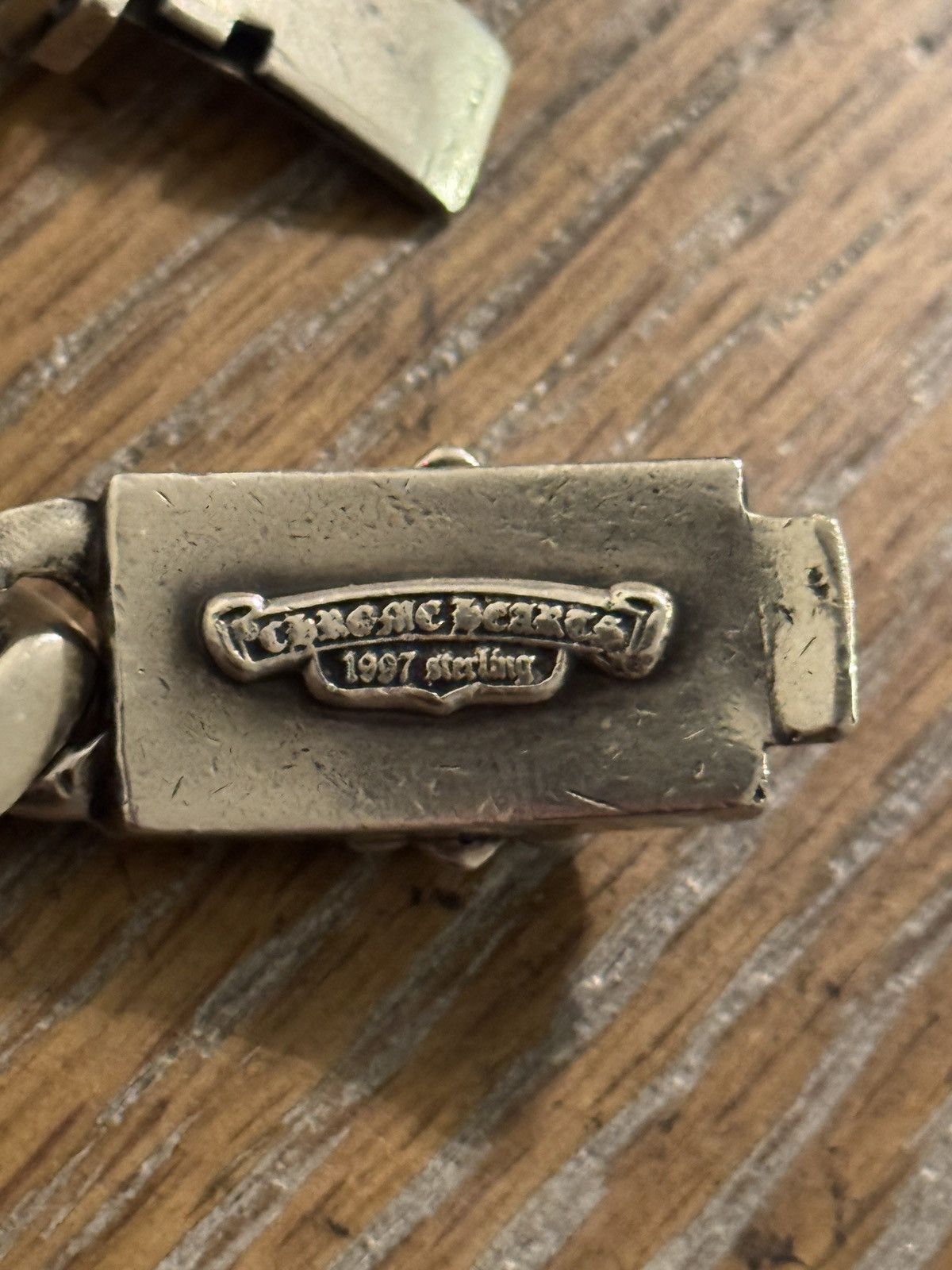 Chrome Hearts Chrome Hearts Keeper ID Cuban Link Bracelet Size ONE SIZE - 5 Thumbnail