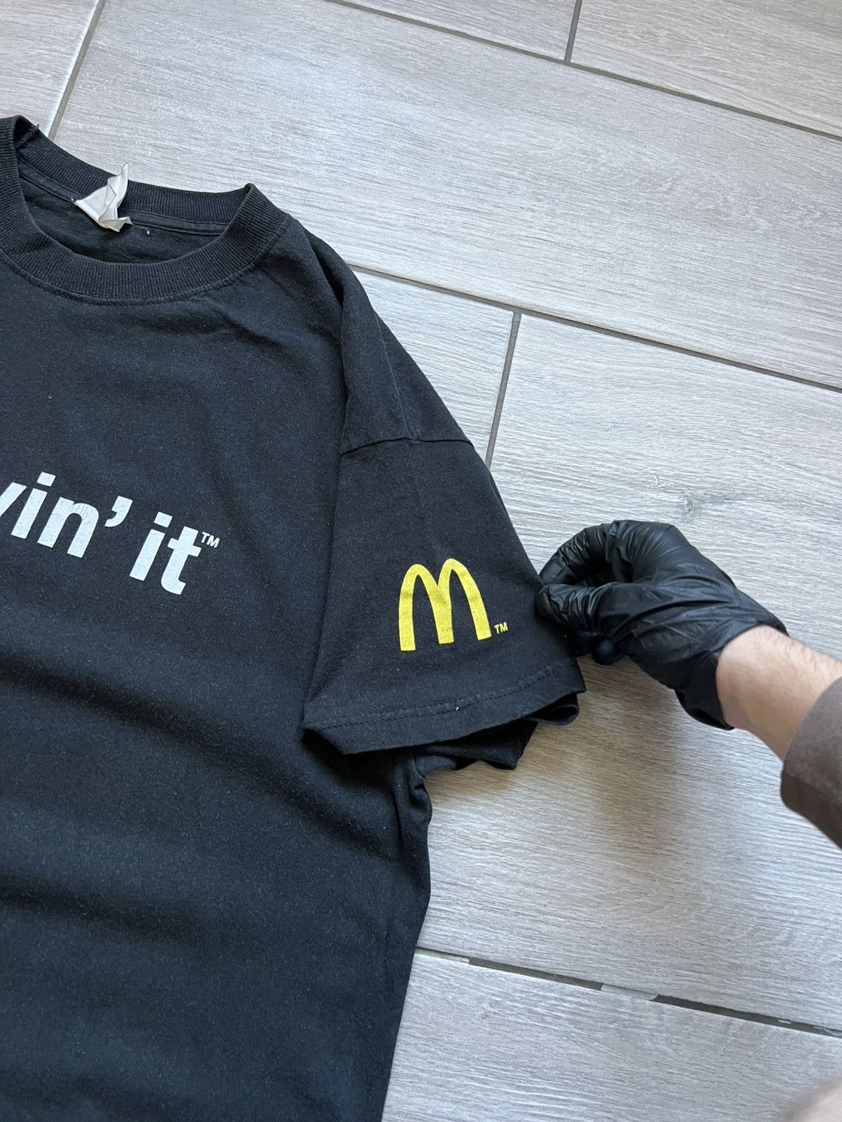 Vintage Vintage 00s ADULT " IM LOVIT IT McDonald " Size US M / EU 48-50 / 2 - 6 Thumbnail