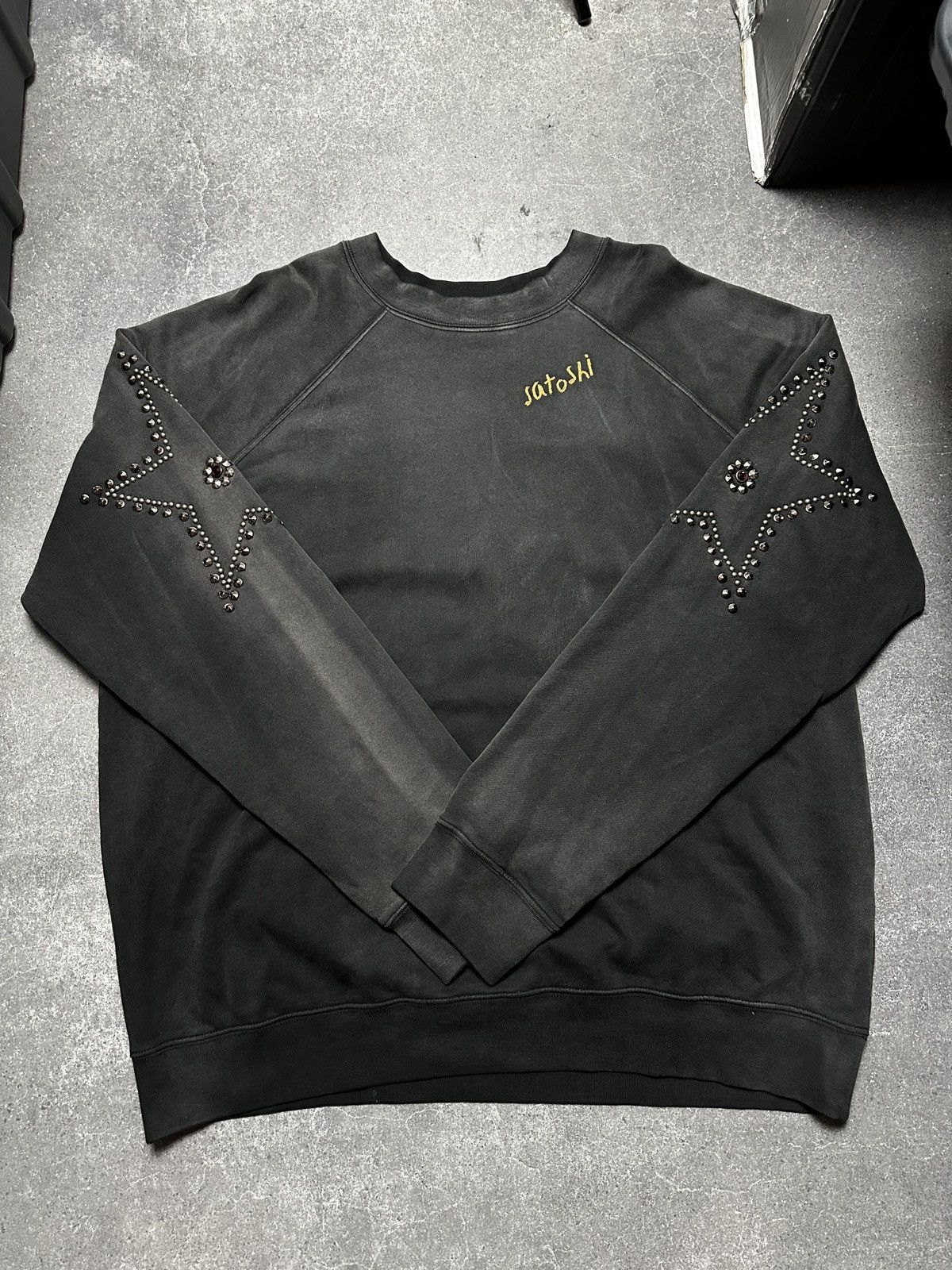 Satoshi Nakamoto Satoshi Nakamoto Star Studded Oversized Crewneck Size US XXL / EU 58 / 5 - 1 Thumbnail
