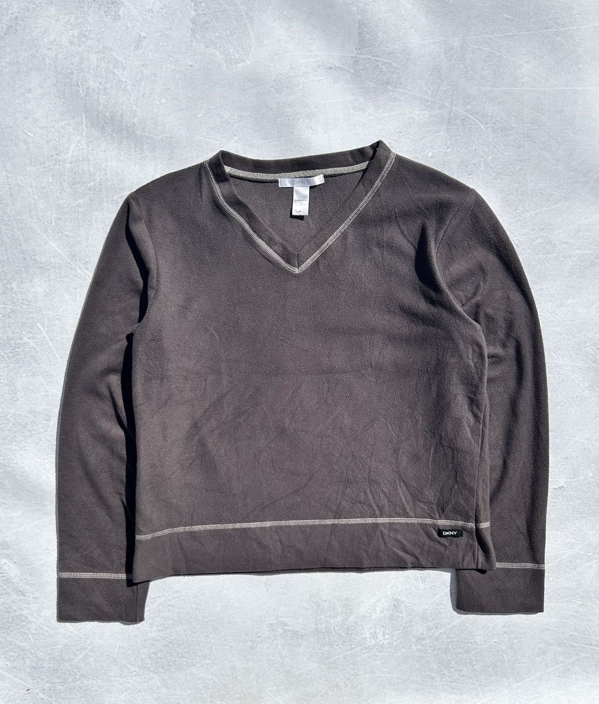 DKNY DKNY Donna Karan New York V-Neck Jumper Sweater Women Size M Size M / US 6-8 / IT 42-44 - 1 Thumbnail