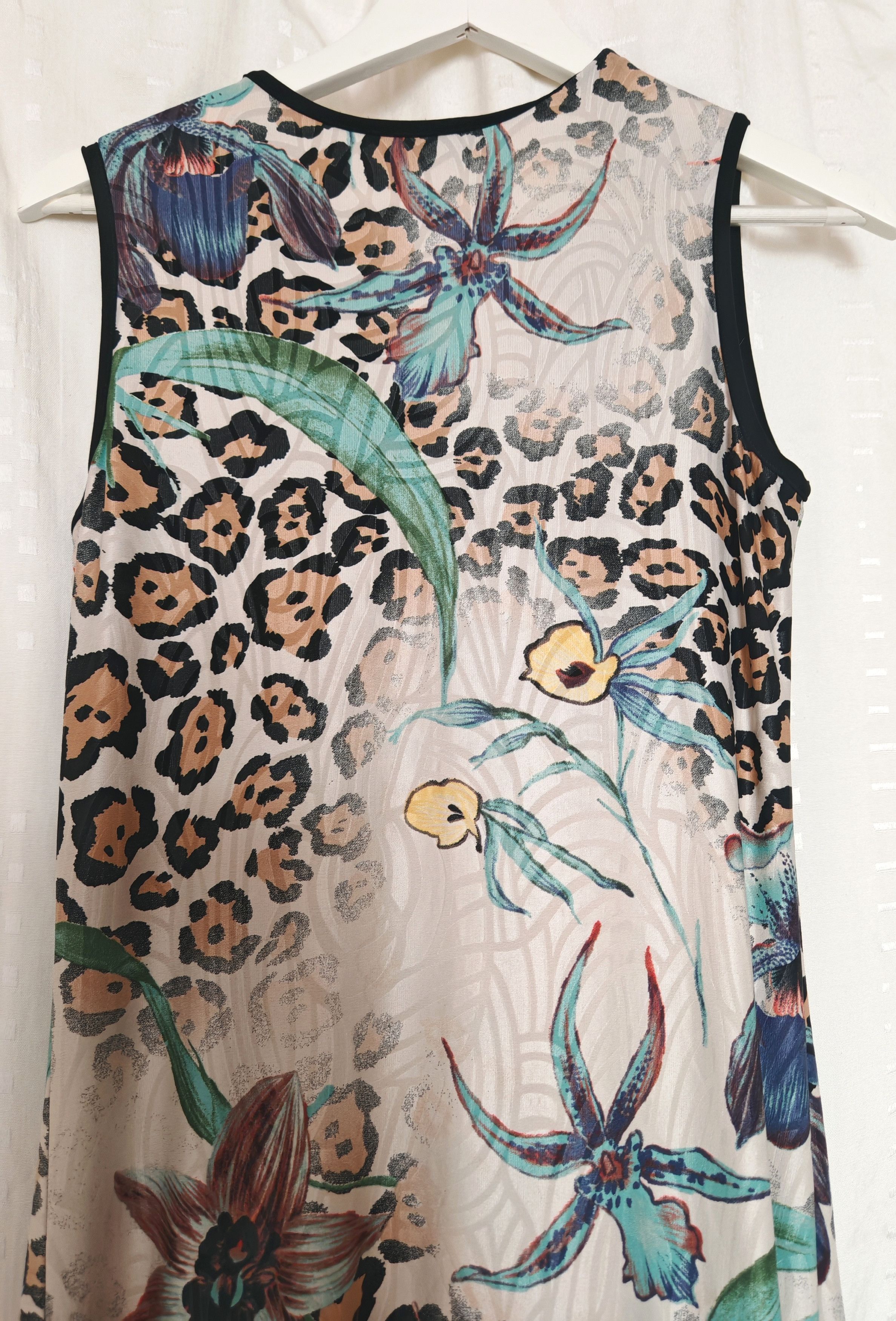 Designer × Joseph Ribkoff × Vintage Vintage Joseph Ribkoff Y2K 00s Pattern Maxi Dress Slinky Size M / US 6-8 / IT 42-44 - 3 Thumbnail