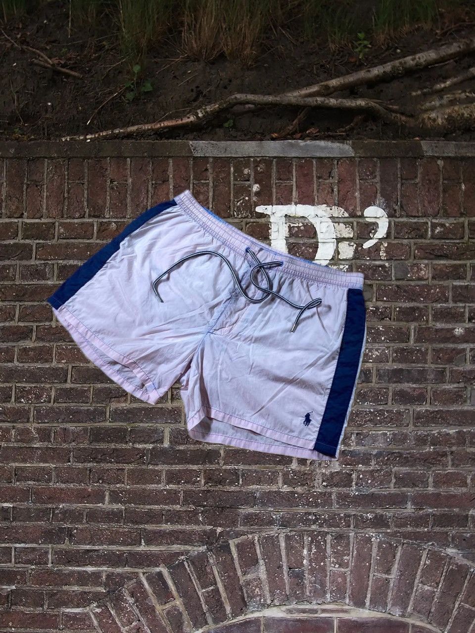Polo Ralph Lauren × RRL Ralph Lauren × Vintage Vintage Polo Ralph Lauren Pony Logo Swimming Shorts Size US 34 / EU 50 - 1 Thumbnail