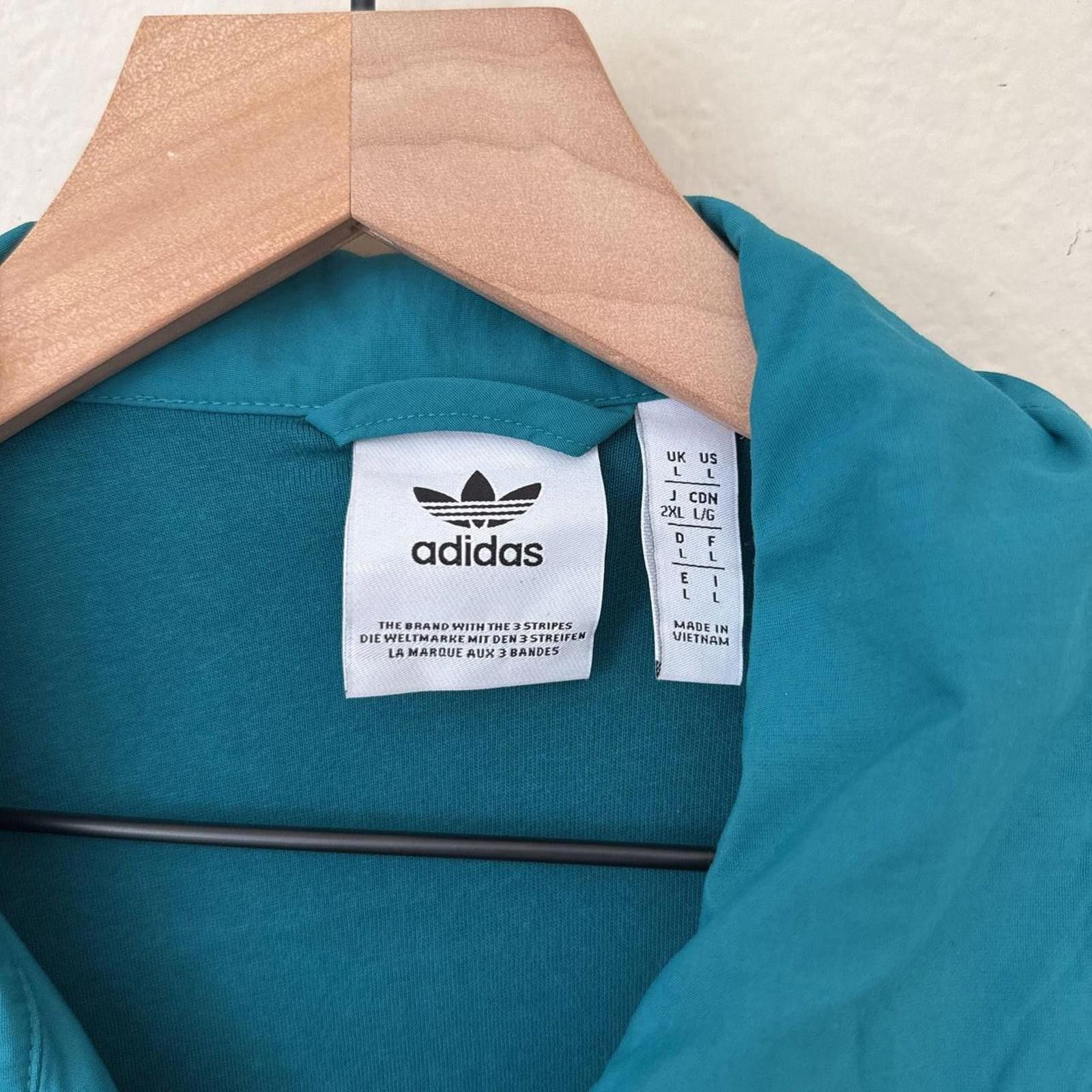 Adidas Adidas Adicolor Classics Jacket Legacy Teal Women’s L Size L / US 10 / IT 46 - 3 Thumbnail