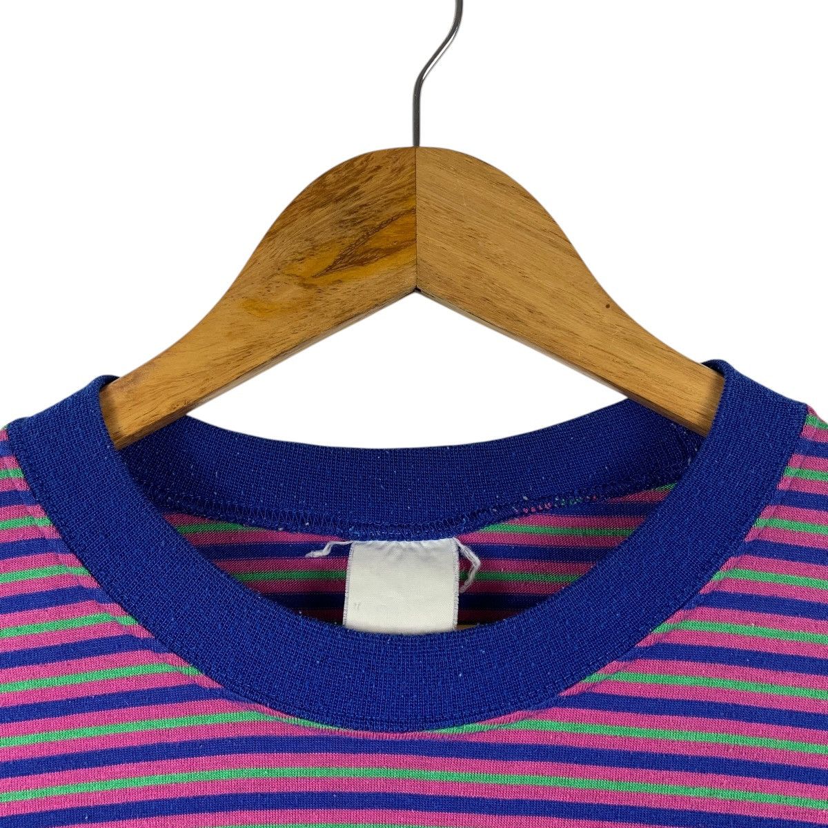 Esprit × Vintage Vintage ESPRIT small logo embroidery stripe tee Size US L / EU 52-54 / 3 - 5 Thumbnail