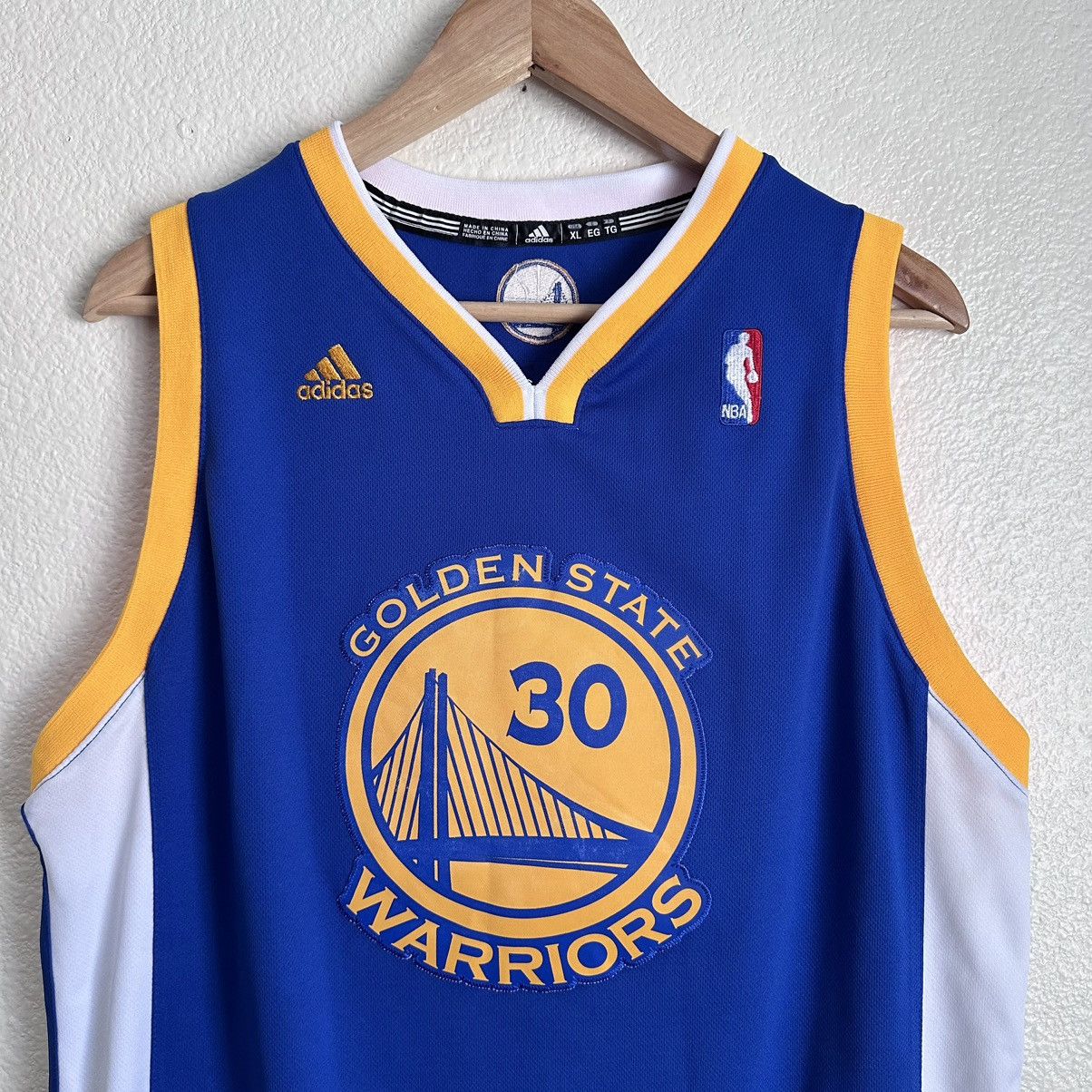 Adidas Golden State Warriors Steph Curry Adidas Jersey Youth XL Size US L / EU 52-54 / 3 - 2 Thumbnail