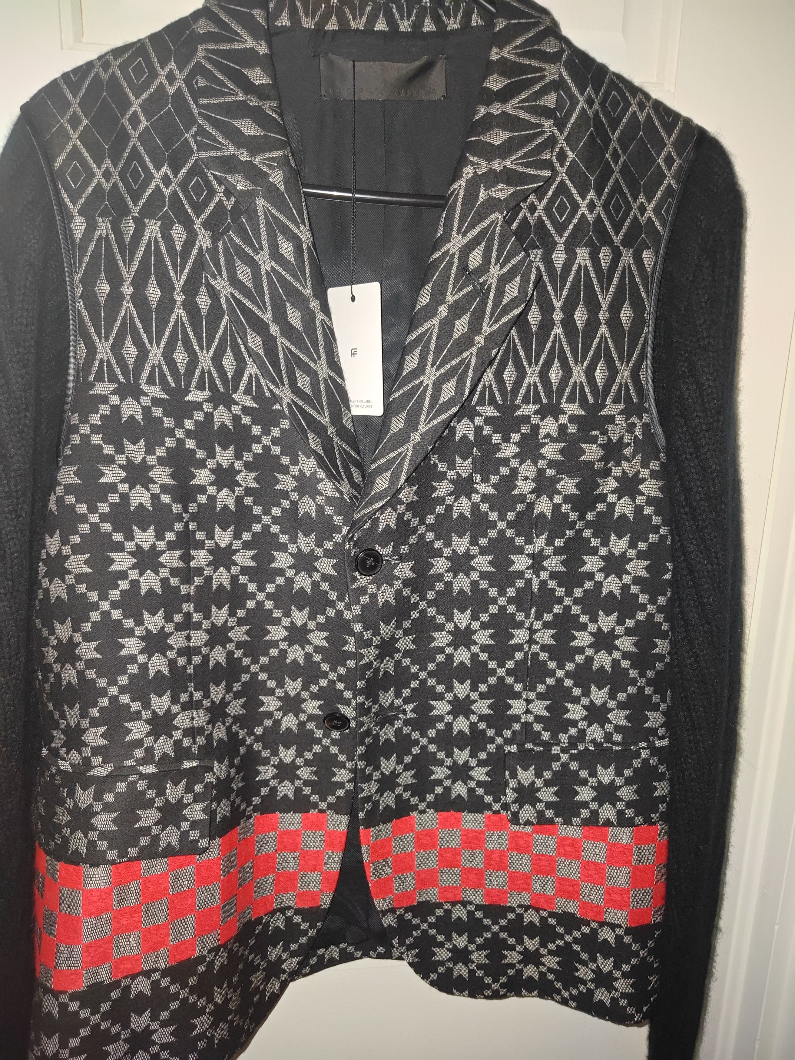 Haider Ackermann Haider Ackerman Patterned Blazer Size US M / EU 48-50 / 2 - 2 Thumbnail