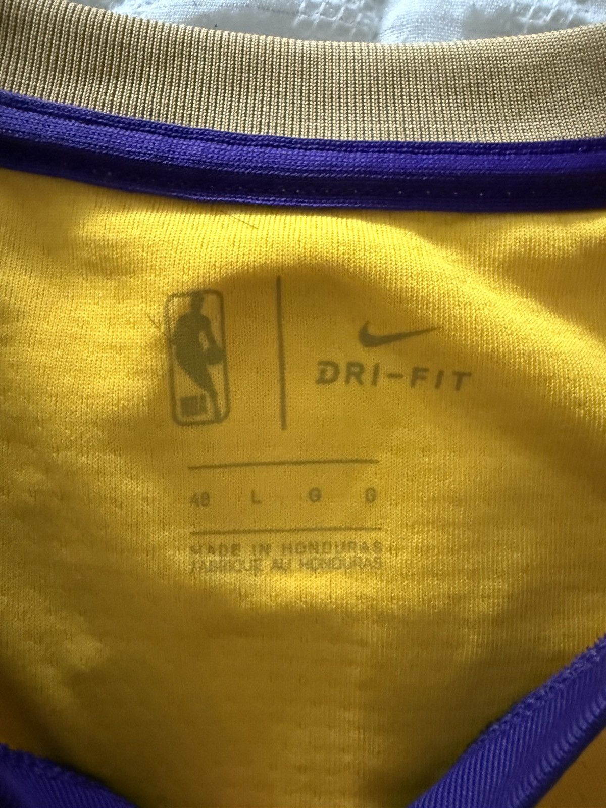 Nike Nike Lakers Swingman Anthony Davis City Edition Jersey Size US L / EU 52-54 / 3 - 3 Thumbnail