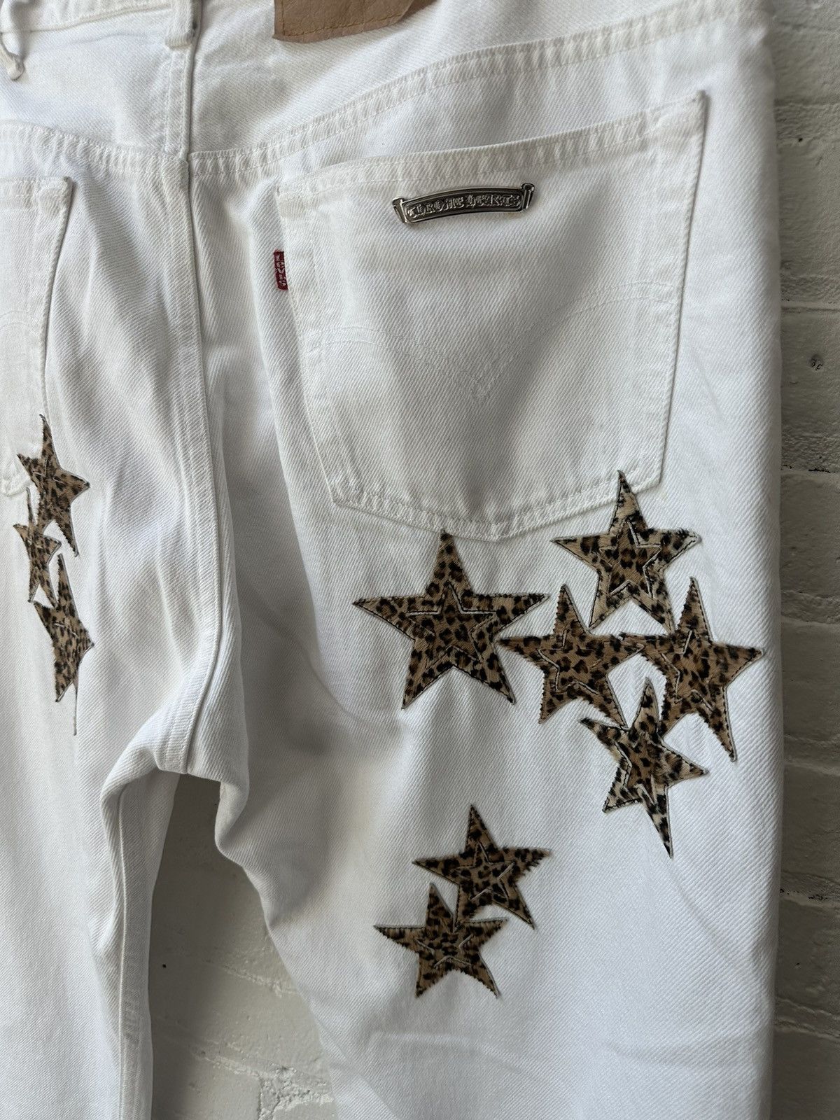 Chrome Hearts Chrome Hearts Levi Leopard Star Silver Patch 36 38 jeans Size US 36 / EU 52 - 7 Thumbnail
