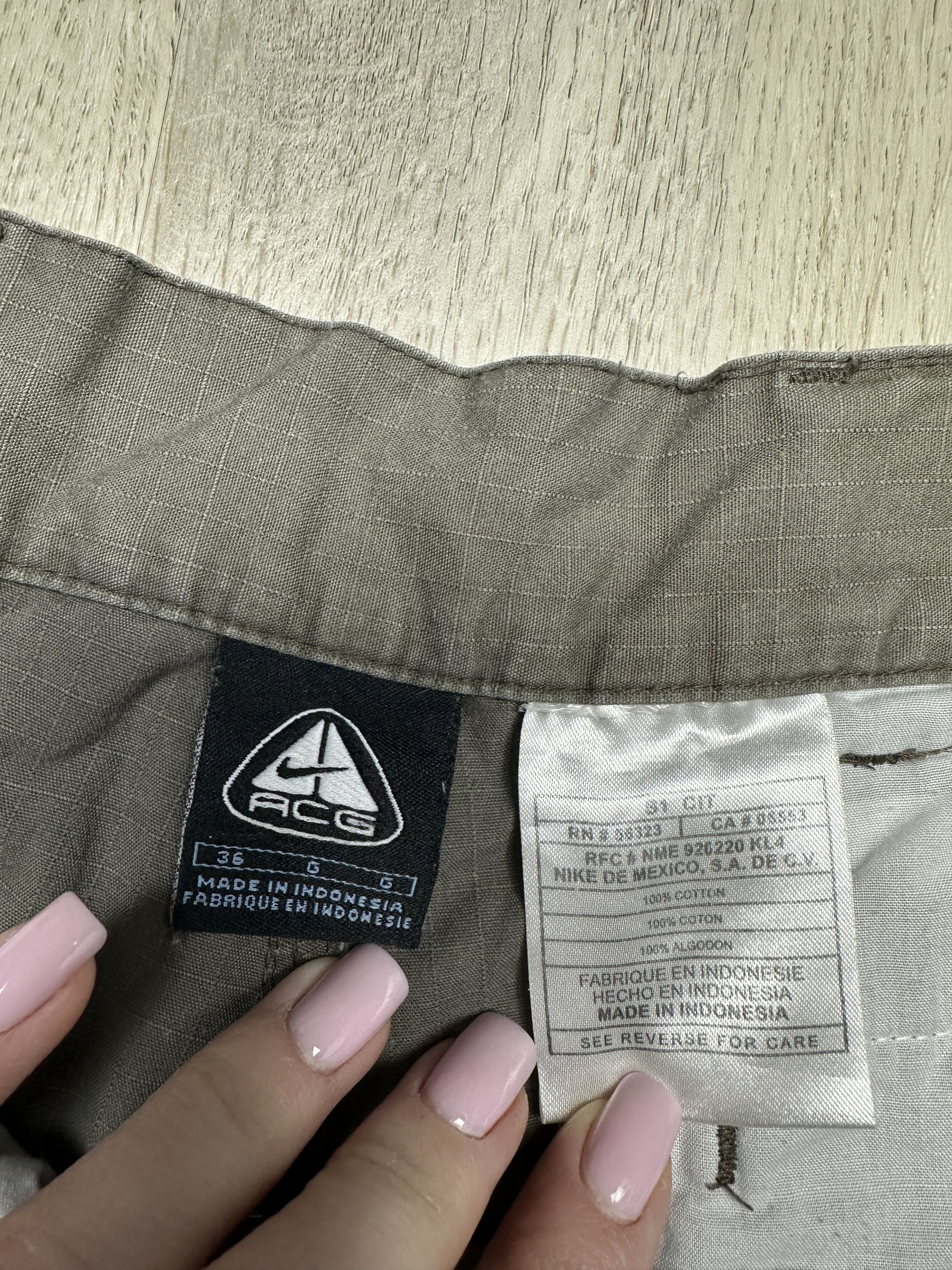 Nike ACG Nike ACG Vintage Mens Cargo Shorts Size US 36 / EU 52 - 5 Thumbnail