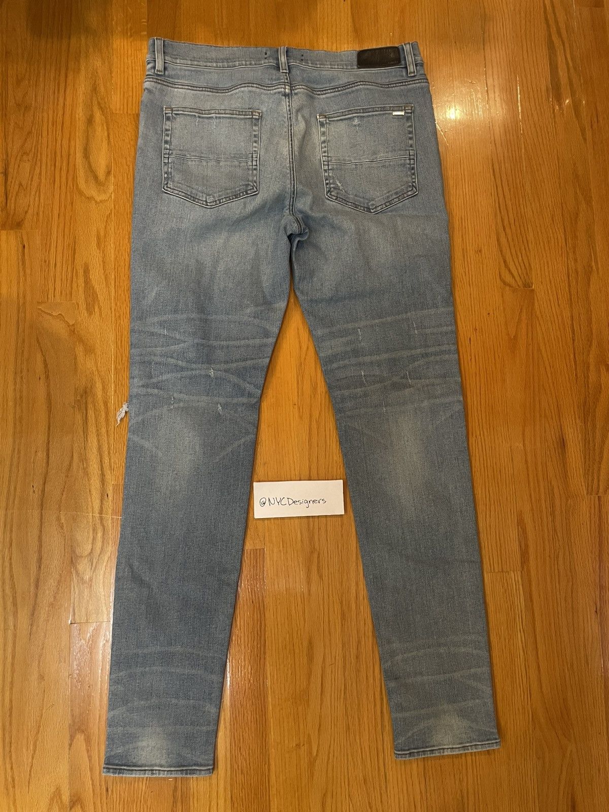 Amiri Amiri Plain Distressed Jeans Size US 38 / EU 54 - 2 Thumbnail