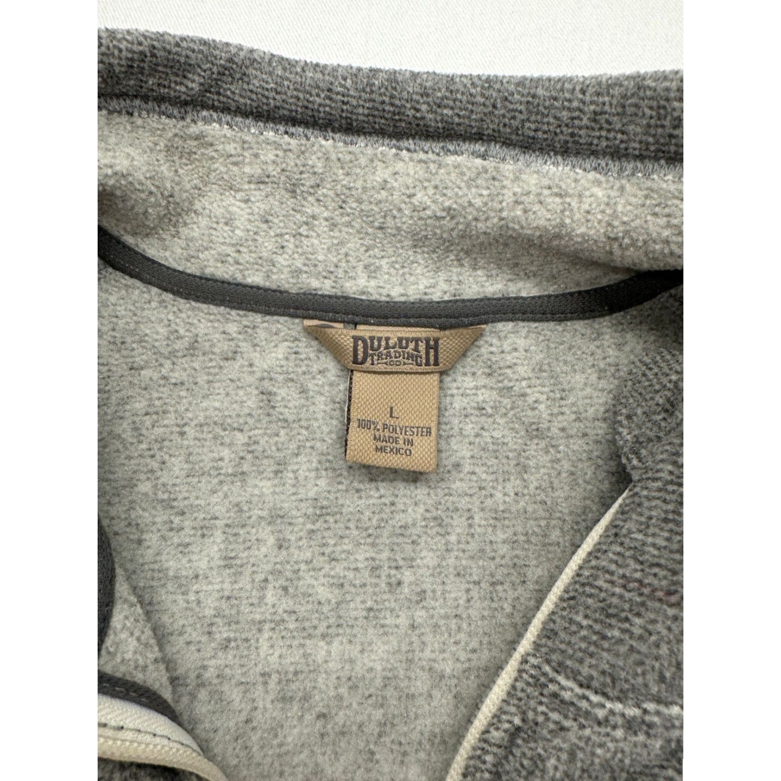Vintage Duluth Trading Full Zip Fleece Vest Mens Large Gray Polartec Pocketsm 2511 Size US L / EU 52-54 / 3 - 2 Thumbnail