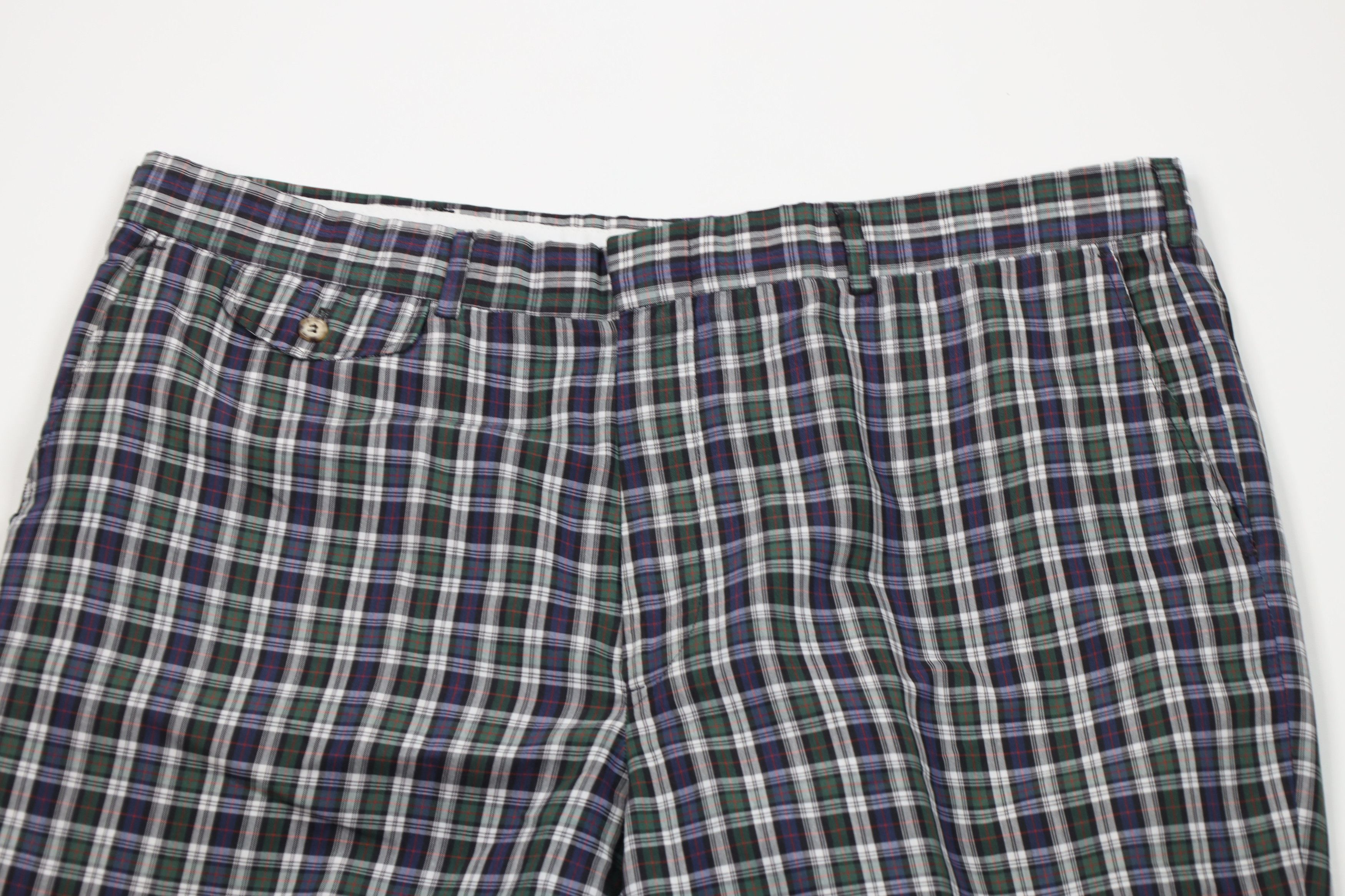 Orvis Vintage 70s Orvis Wide Leg Chino Pants Plaid Cotton USA Size US 38 / EU 54 - 2 Thumbnail