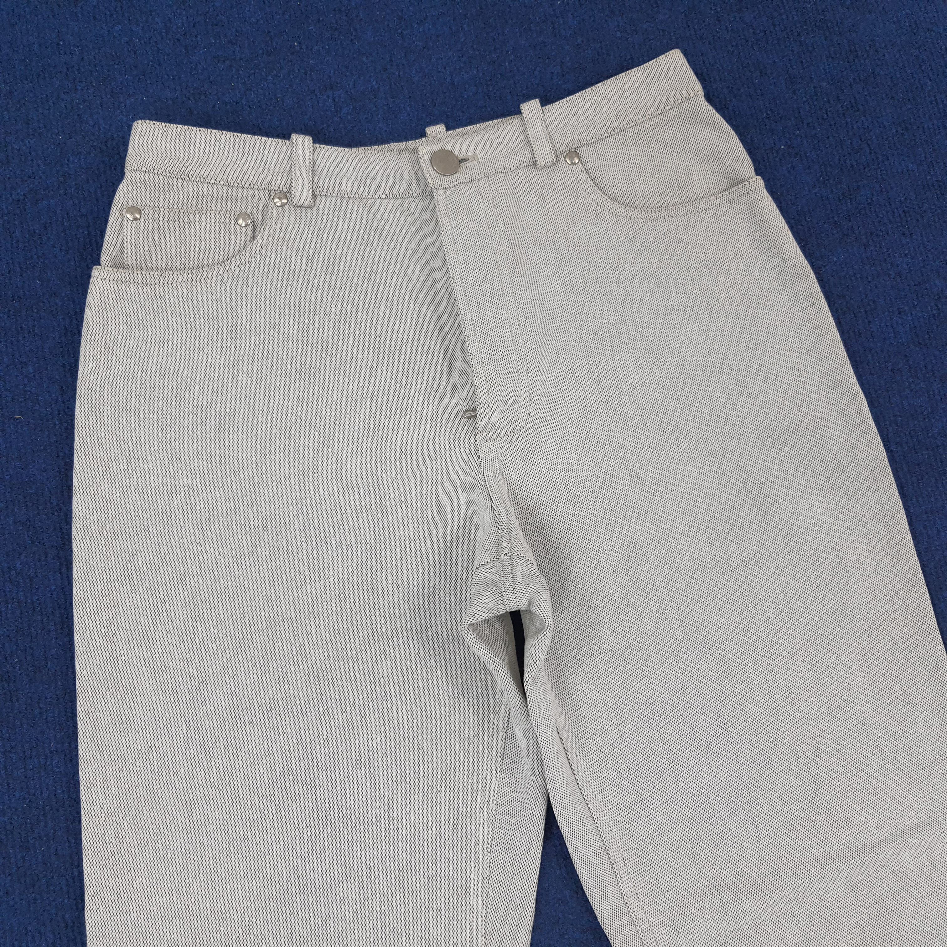 Designer × Hermes × Vintage Vintage Hermes Paris Made in France Designer Denim Pants Size US 26 / EU 42 - 2 Thumbnail
