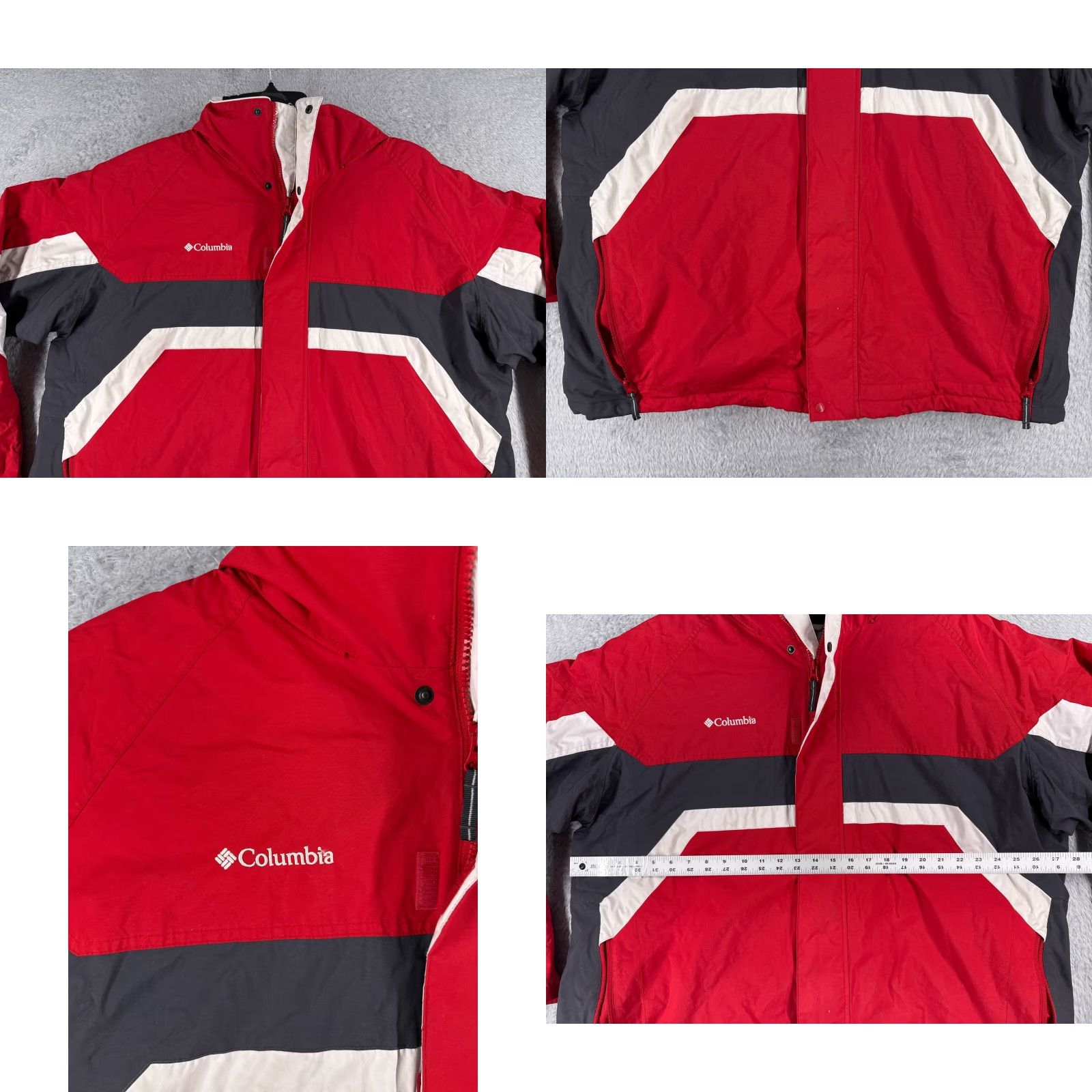 Vintage Columbia Jacket Men Regular 2XL Red Nylon Shell Polyester Insulation Parka Weather Shell 2XL Chest 48 in Size US XXL / EU 58 / 5 - 8 Thumbnail