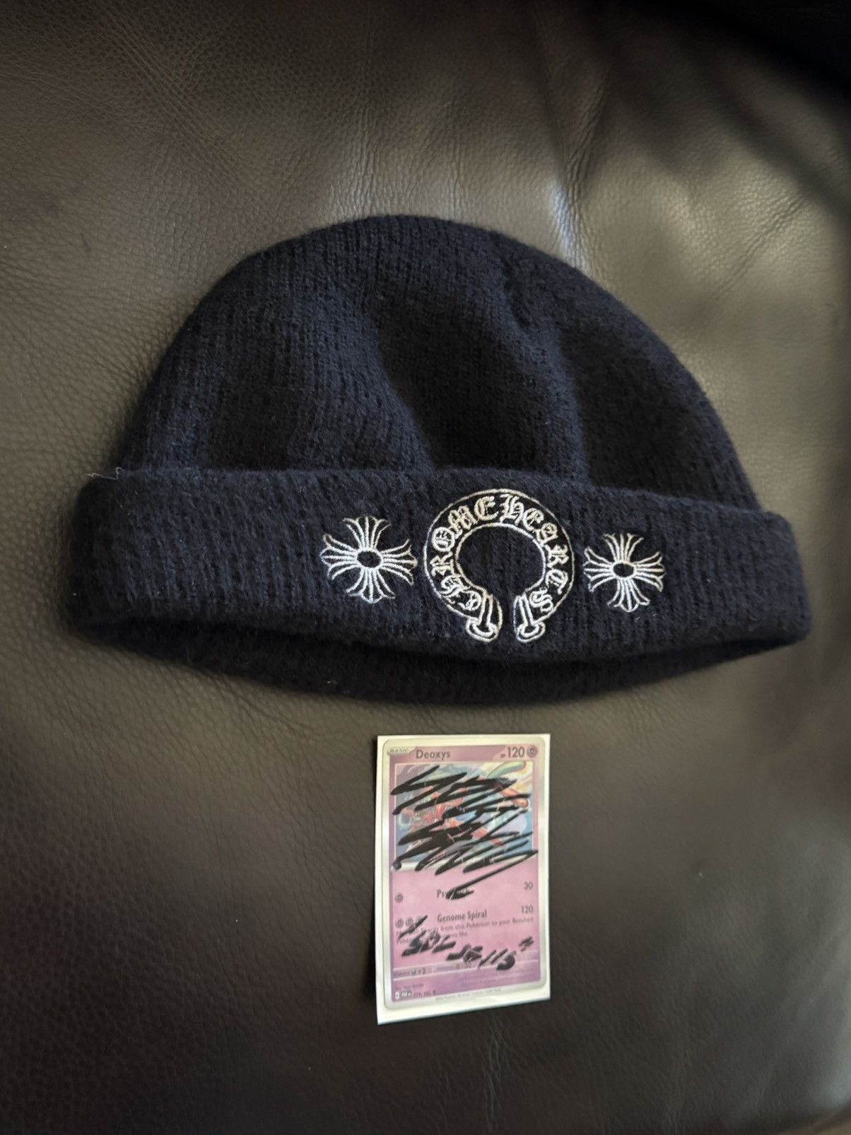 Chrome Hearts Chrome Hearts Wool Horseshoe Beanie Size ONE SIZE - 3 Thumbnail