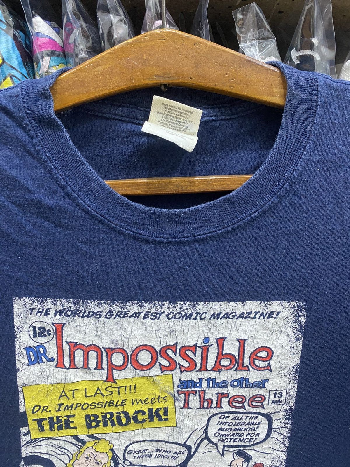 Gildan DR IMPOSSIBLE AND THE OTHER THREE TSHIRT Size US L / EU 52-54 / 3 - 6 Thumbnail
