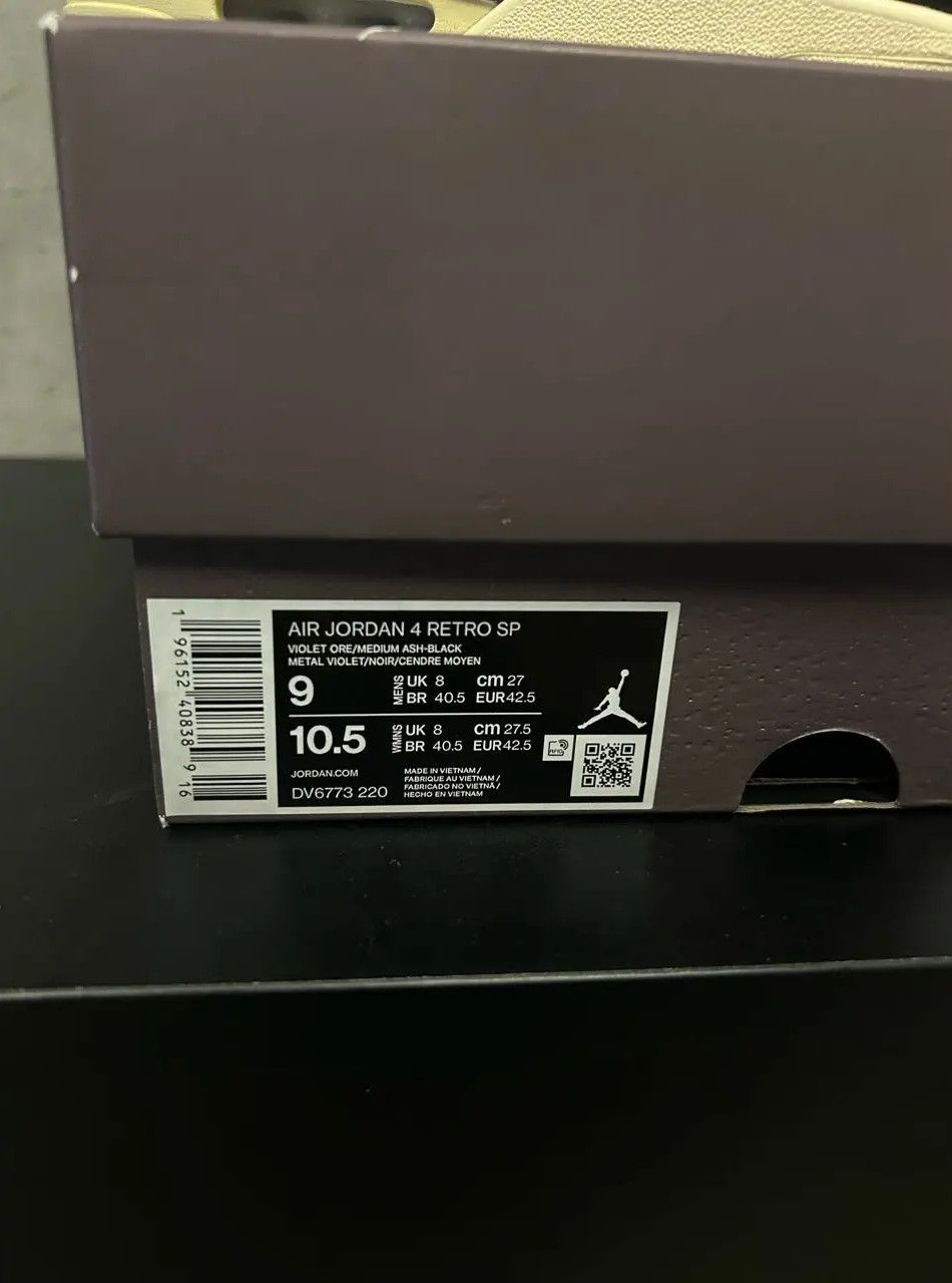 Nike Jordan 4 Og A Ma Manier Size US 9 / EU 42 - 7 Thumbnail