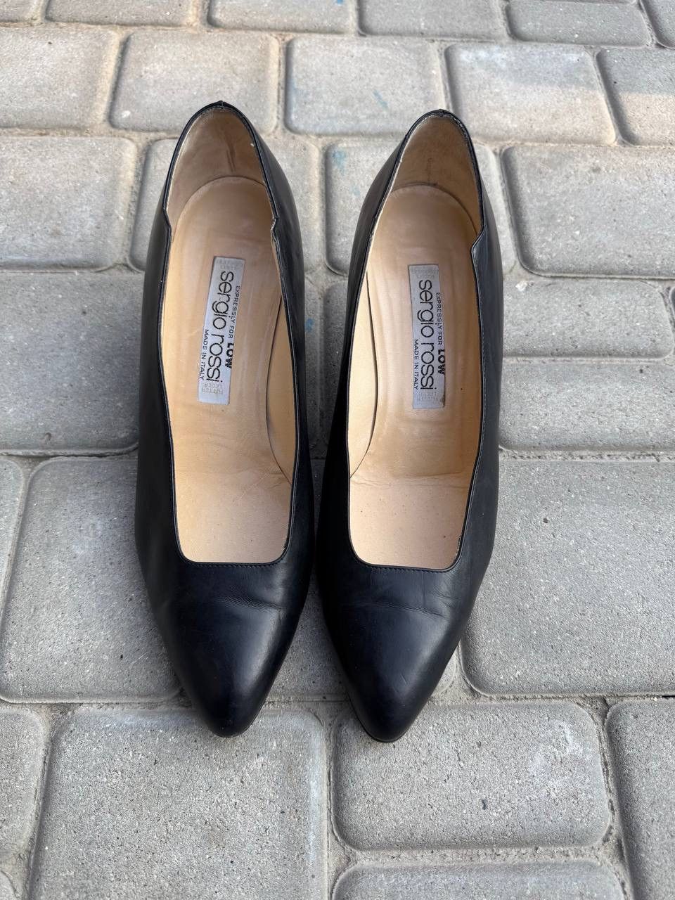 Other Y2K Vintage women's shoes Leather heels Sergio Rossi Size US 9 / IT 39 - 3 Thumbnail