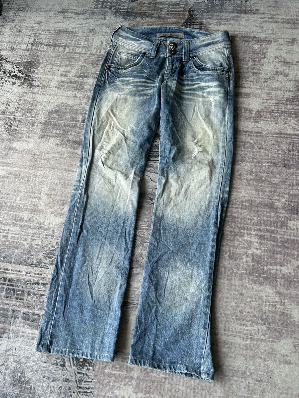 If Six Was Nine Cook & Jeans washed Punk Jeans Size US 30 / EU 46 - 3 Thumbnail