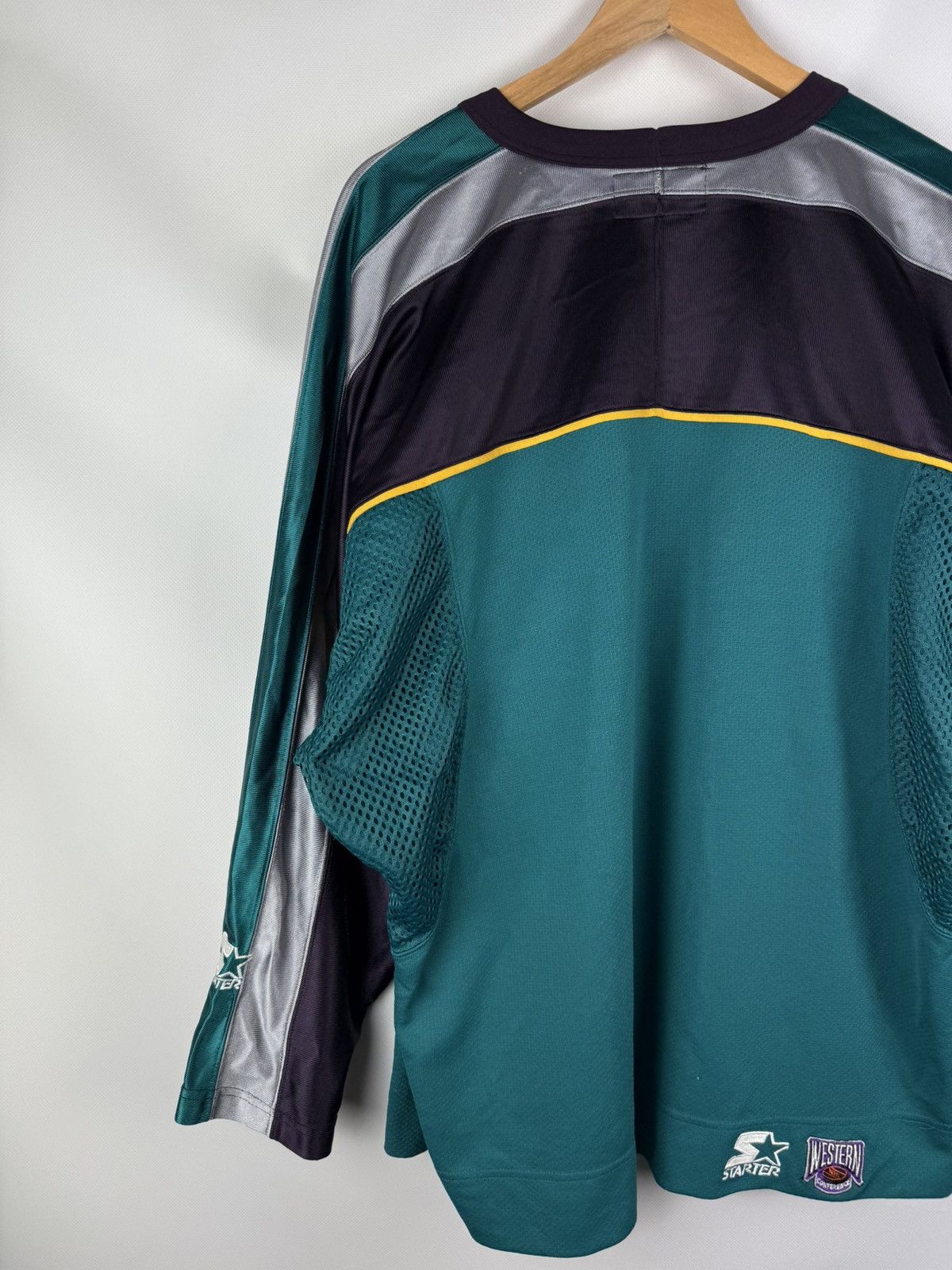 Starter VTG 90s Starter Anaheim Mighty Ducks NHL Jersey Shirt Size M Size US M / EU 48-50 / 2 - 20 Thumbnail
