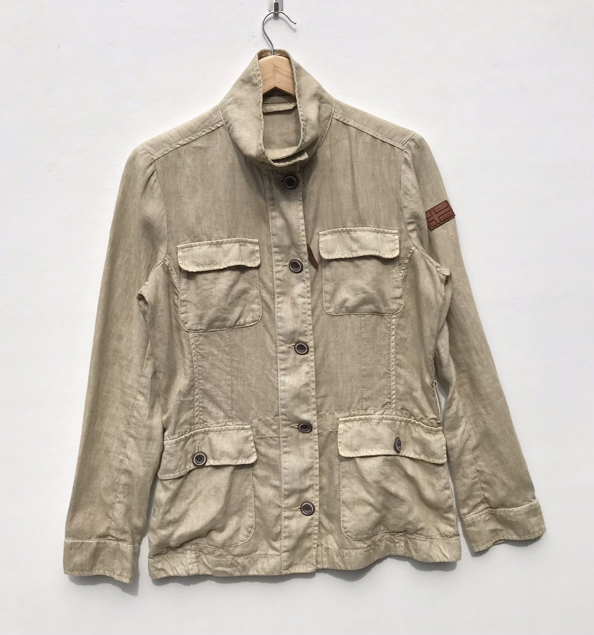 Napapijri Napapijri Linen Jacket Napapijri Casual Size US S / EU 44-46 / 1 - 1 Thumbnail