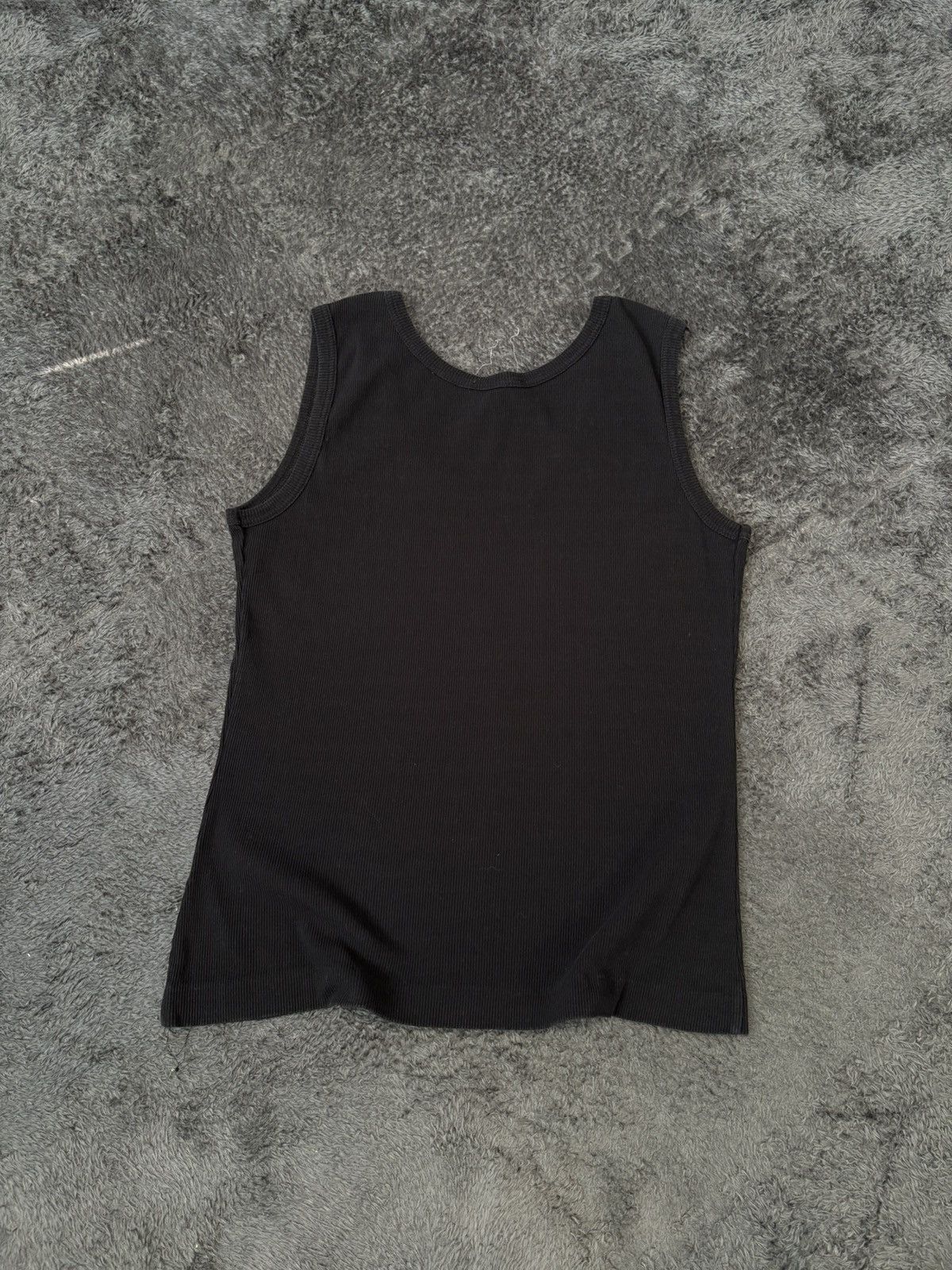 Jil Sander Vintage Jil Sander Raf Simons Basic Black Tank Top Size US M / EU 48-50 / 2 - 5 Thumbnail