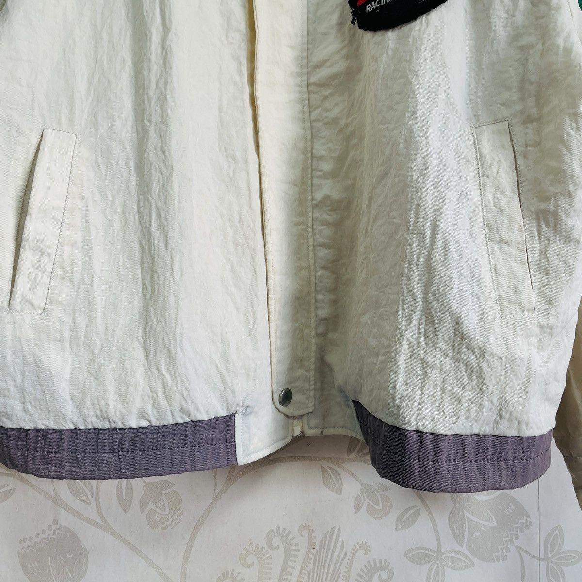 Japanese Brand Vintage 80s Cosmo Oil Racing Staff Bomber Jacket Size US L / EU 52-54 / 3 - 9 Thumbnail