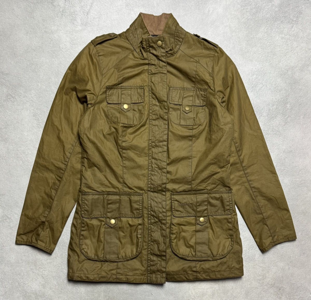Barbour Barbour Defence Lightweight Wax Cotton Quilted Jacket Size M / US 6-8 / IT 42-44 - 1 Thumbnail