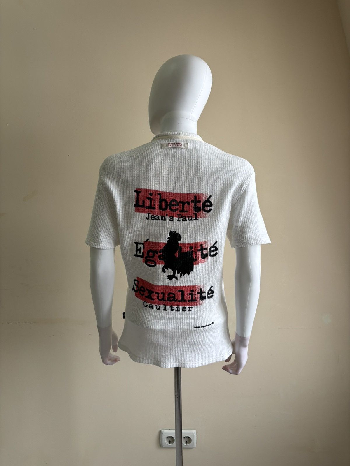 Jean Paul Gaultier Jean Paul Gaultier Wuffle T Shirt Liberte Egalite Sexualite Size US M / EU 48-50 / 2 - 1 Thumbnail