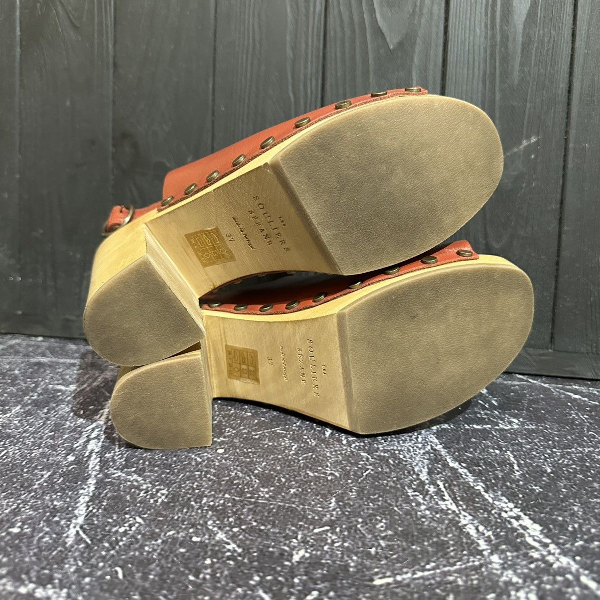 Sezane Sezane Clogs Leather Heels Size 37eu 6.5us 4UK Size US 7 / IT 37 - 9 Thumbnail