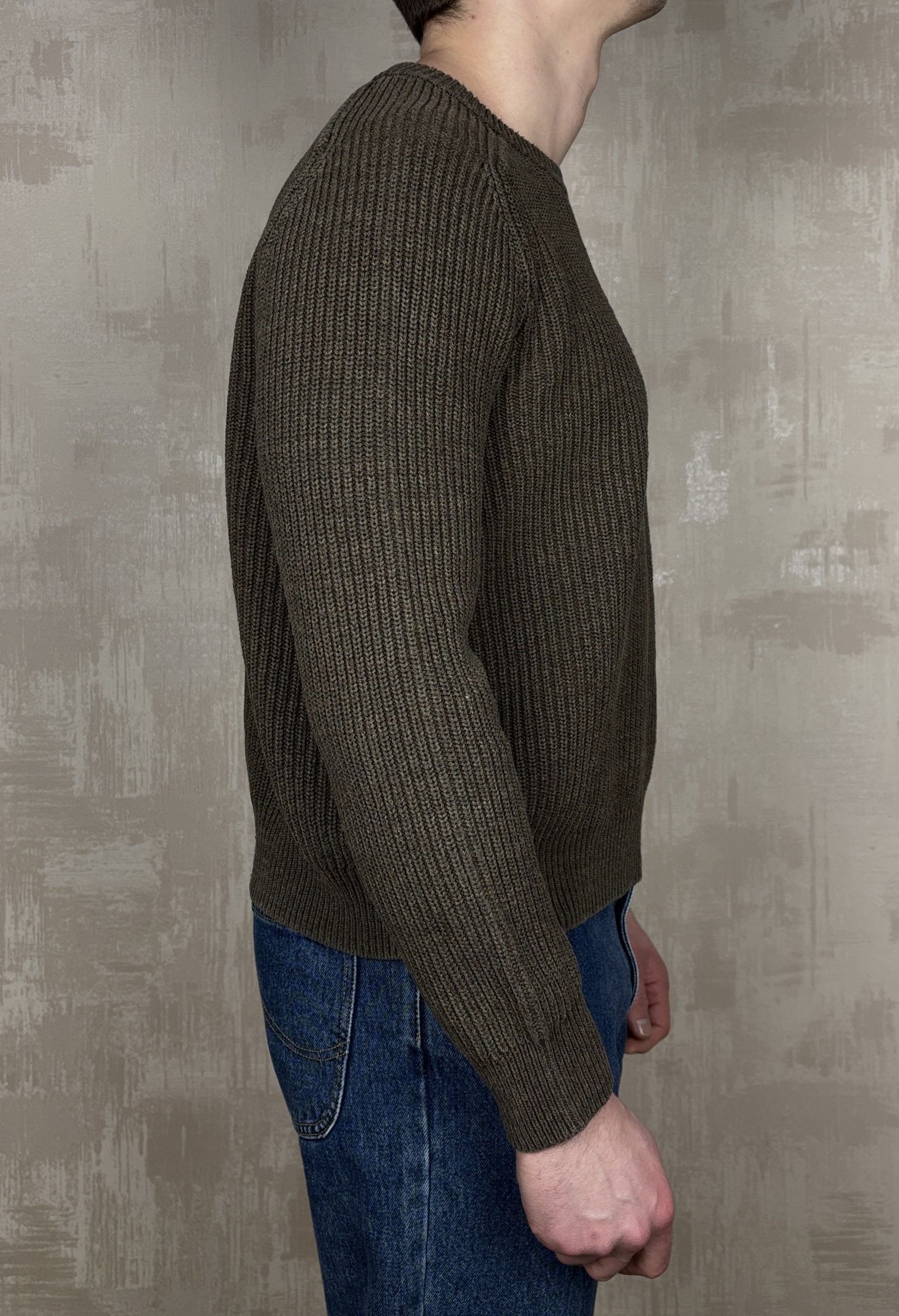 Polo Ralph Lauren Polo Ralph Lauren Crew Neck Fisherman Sweater Olive Size US M / EU 48-50 / 2 - 10 Thumbnail
