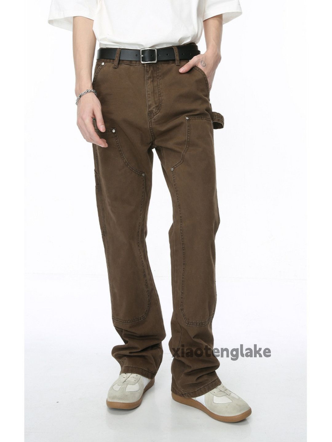 Designer × Japanese Brand × Vintage utility skate hiphop workwear carpenter cargo pants Size US 32 / EU 48 - 1 Thumbnail